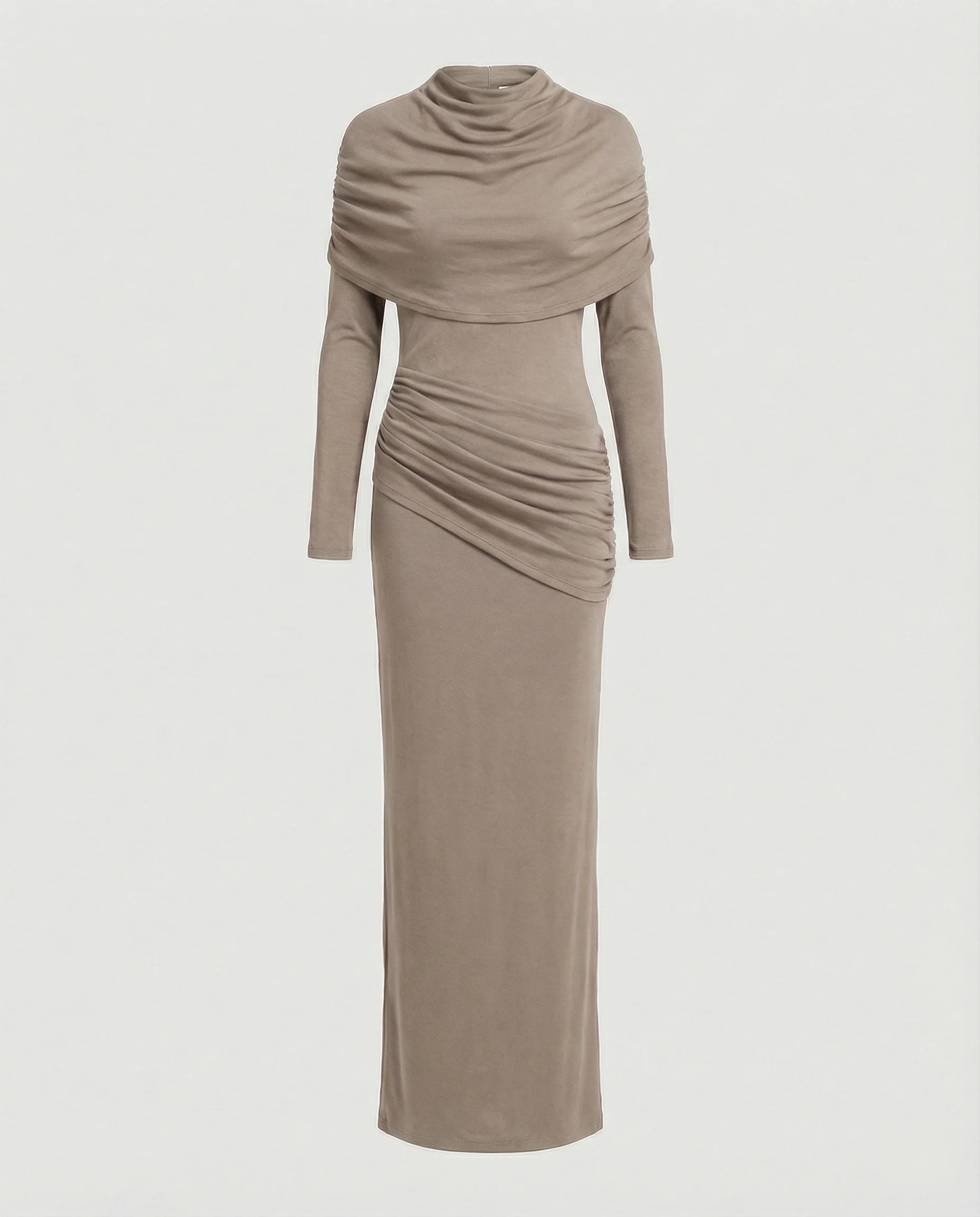 Damen Maxikleid mit Drapierung - Image 6