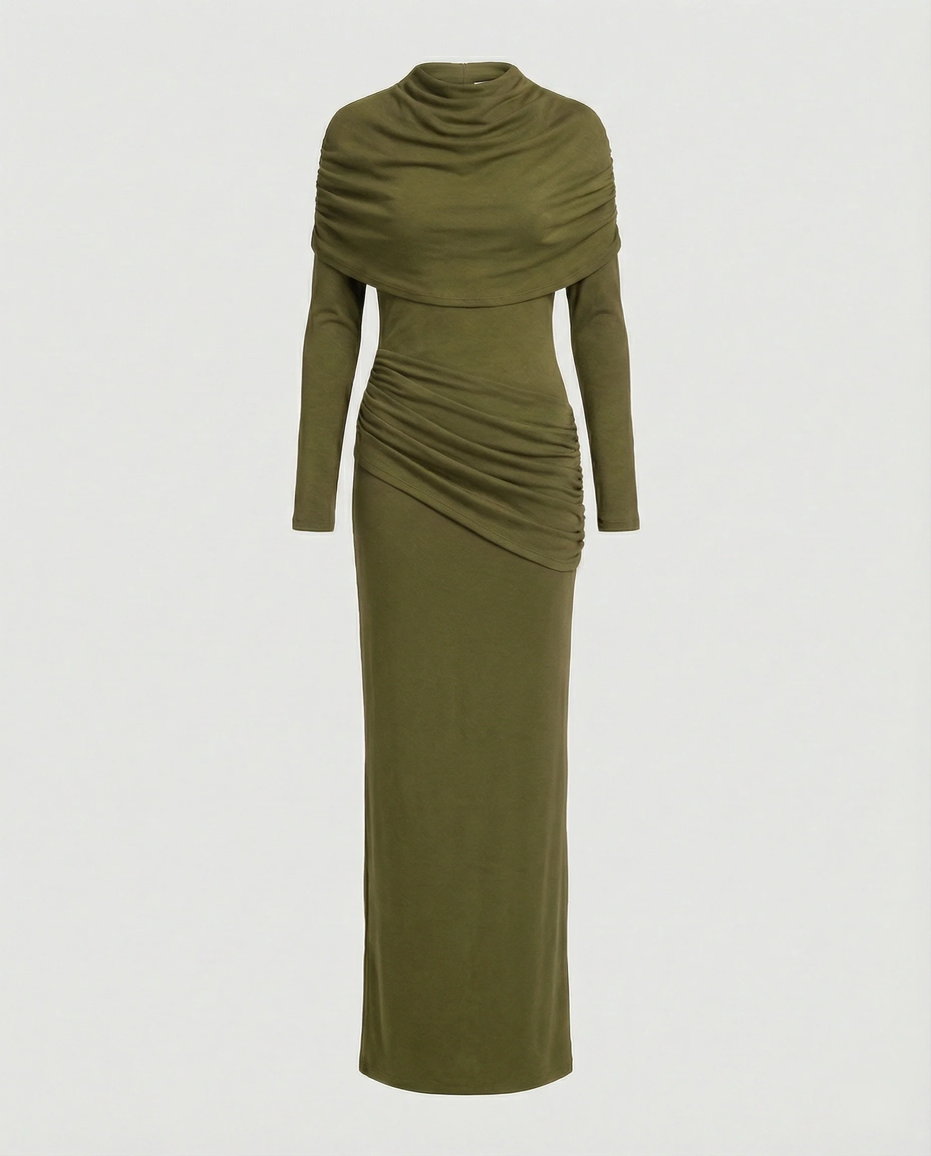 Damen Maxikleid mit Drapierung - Image 8