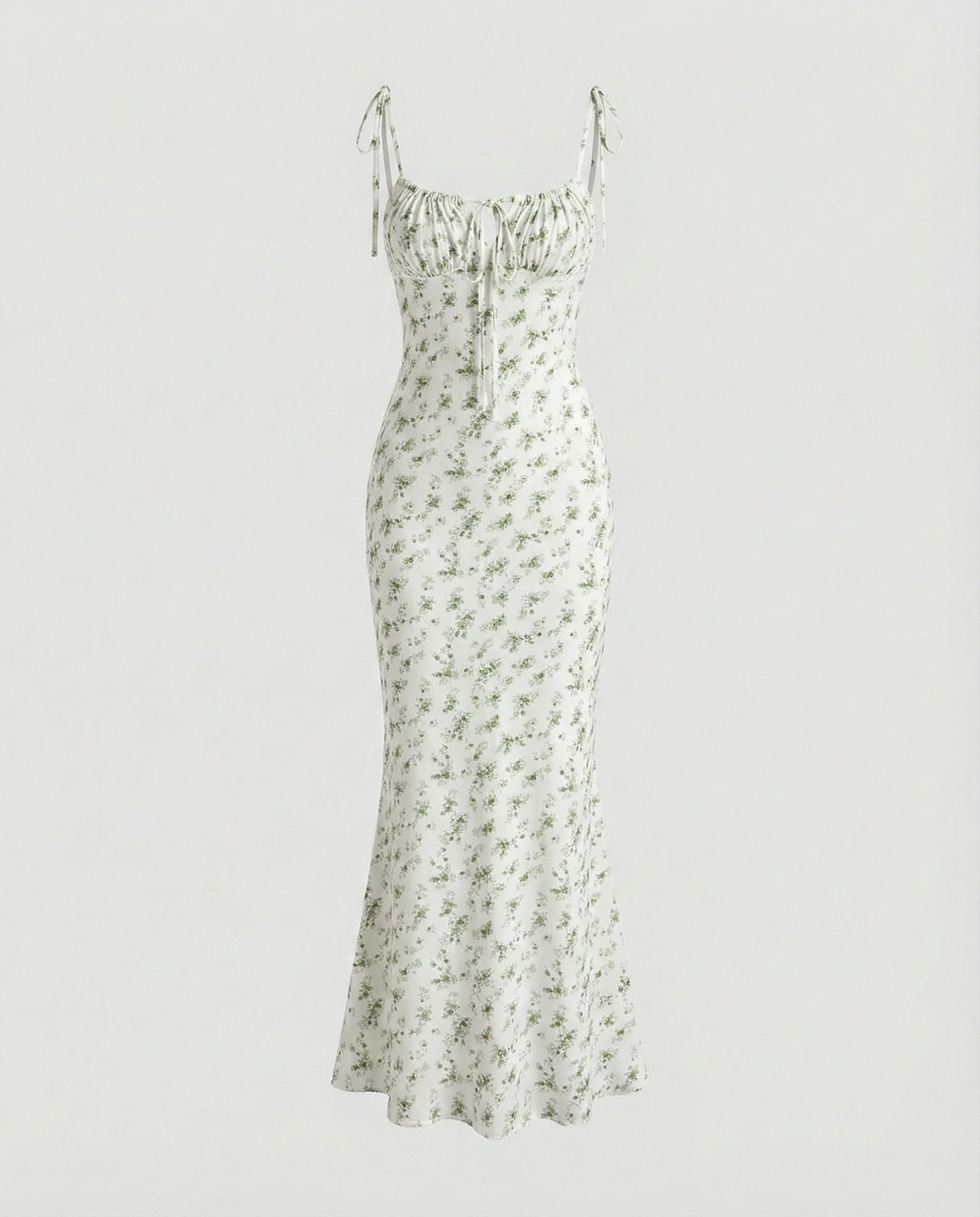 Damen Maxikleid figurbetont mit Trägern - Image 5