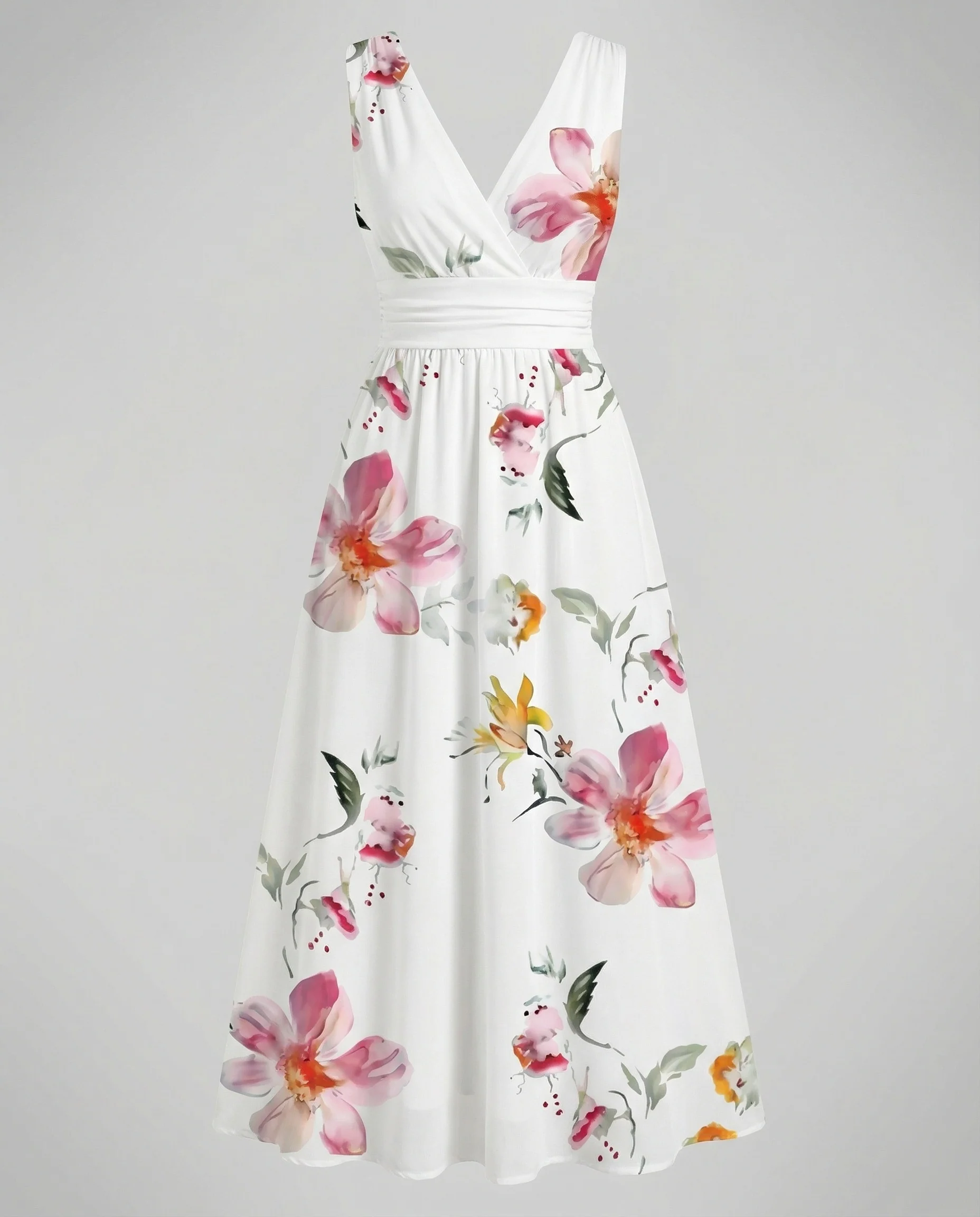 Damen Abendkleid elegant V-Ausschnitt - Image 16