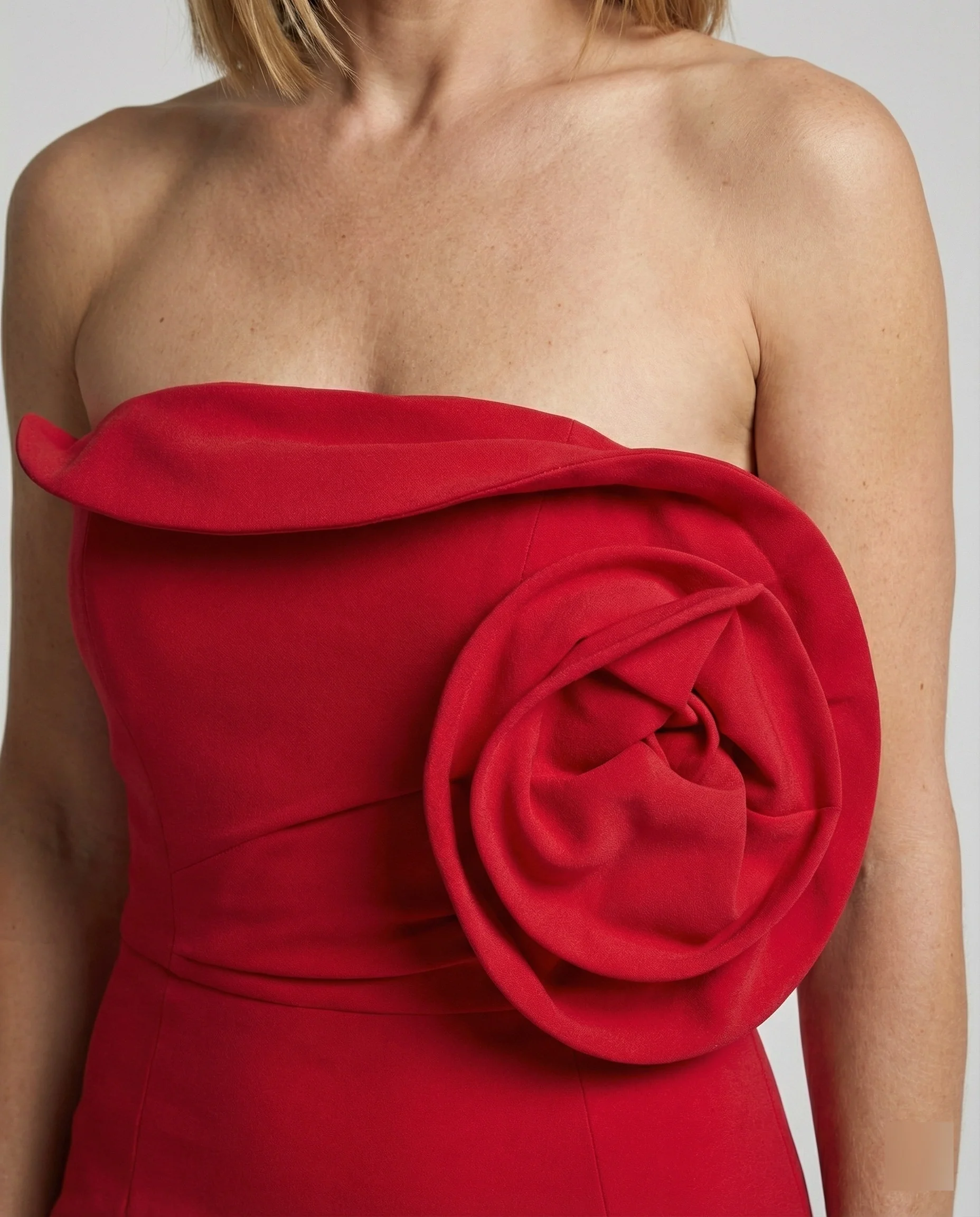 Damen Abendkleid kurz schulterfrei - Image 4