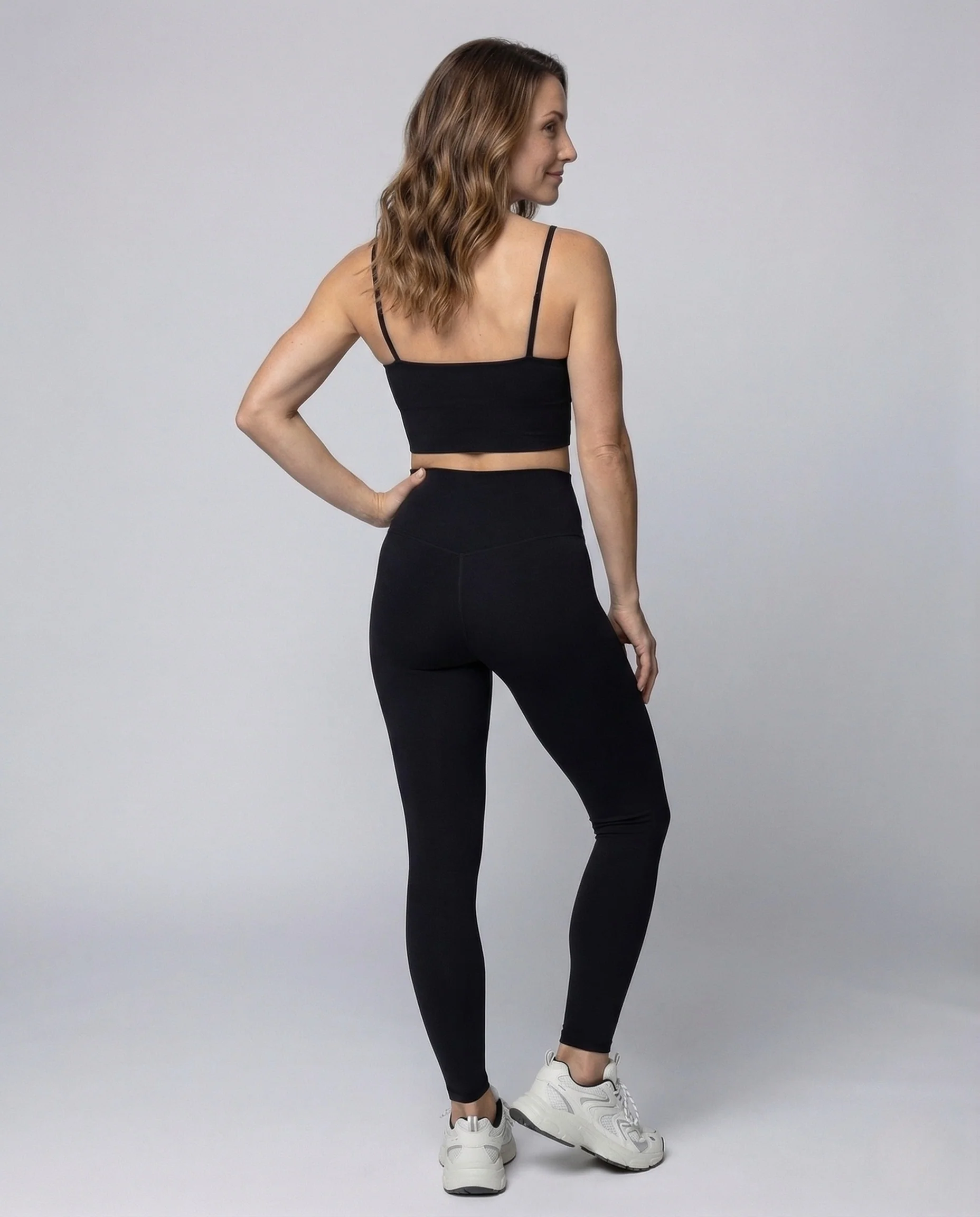 Damen Yoga Set Kompressionsleggings Sport Bustier - Image 3