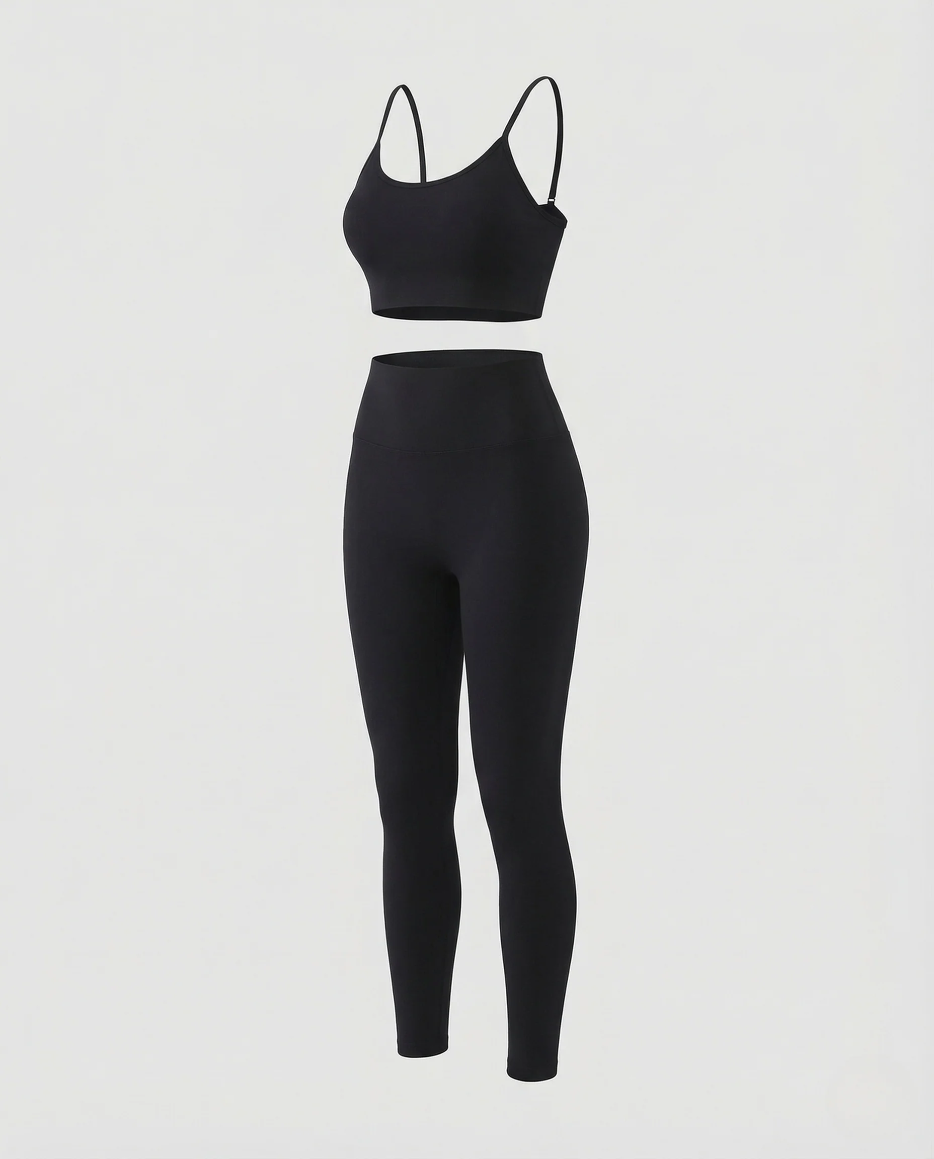 Damen Yoga Set Kompressionsleggings Sport Bustier - Image 4