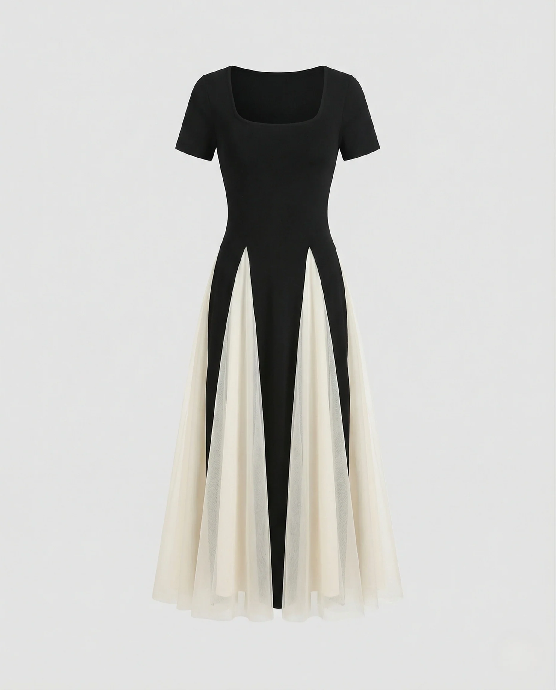Damen Figurnahes Maxikleid mit Stufen - Image 5