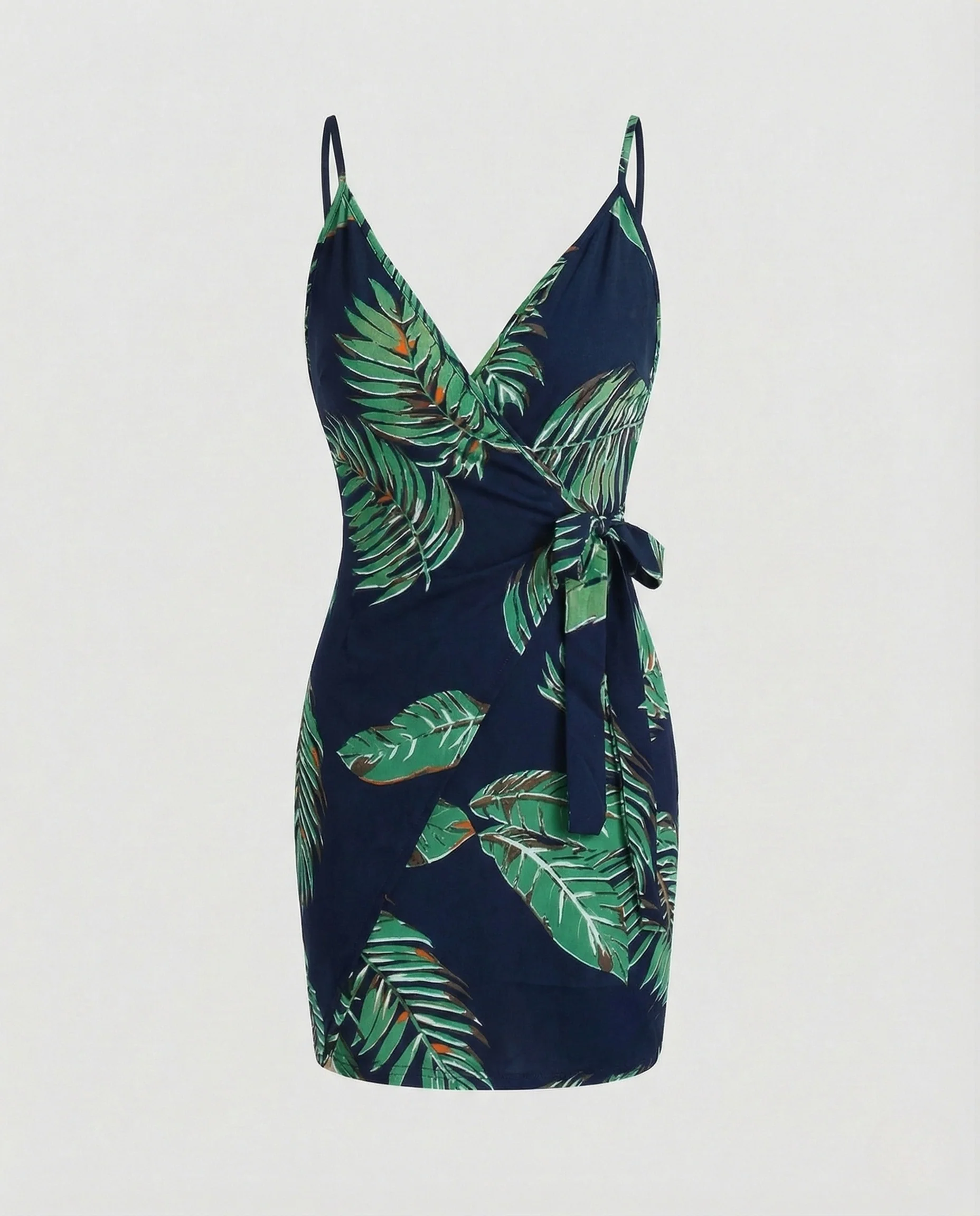 Damen Wickelkleid mit Spaghettiträgern - Image 5