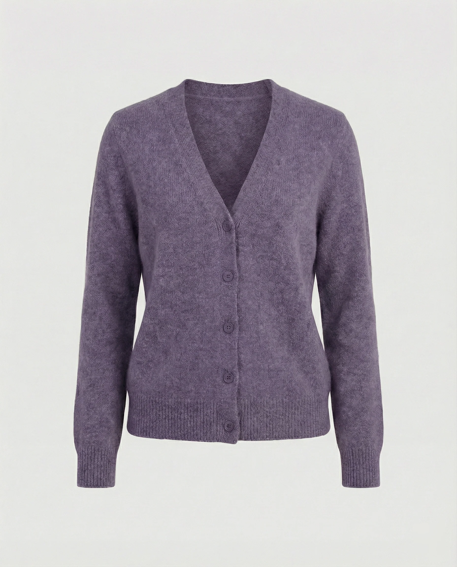 Flauschiger Kurzcardigan aus Alpaka-Mix mit verdeckter Knopfleiste und breiten Rippbündchen Heidi-Mode - Image 12