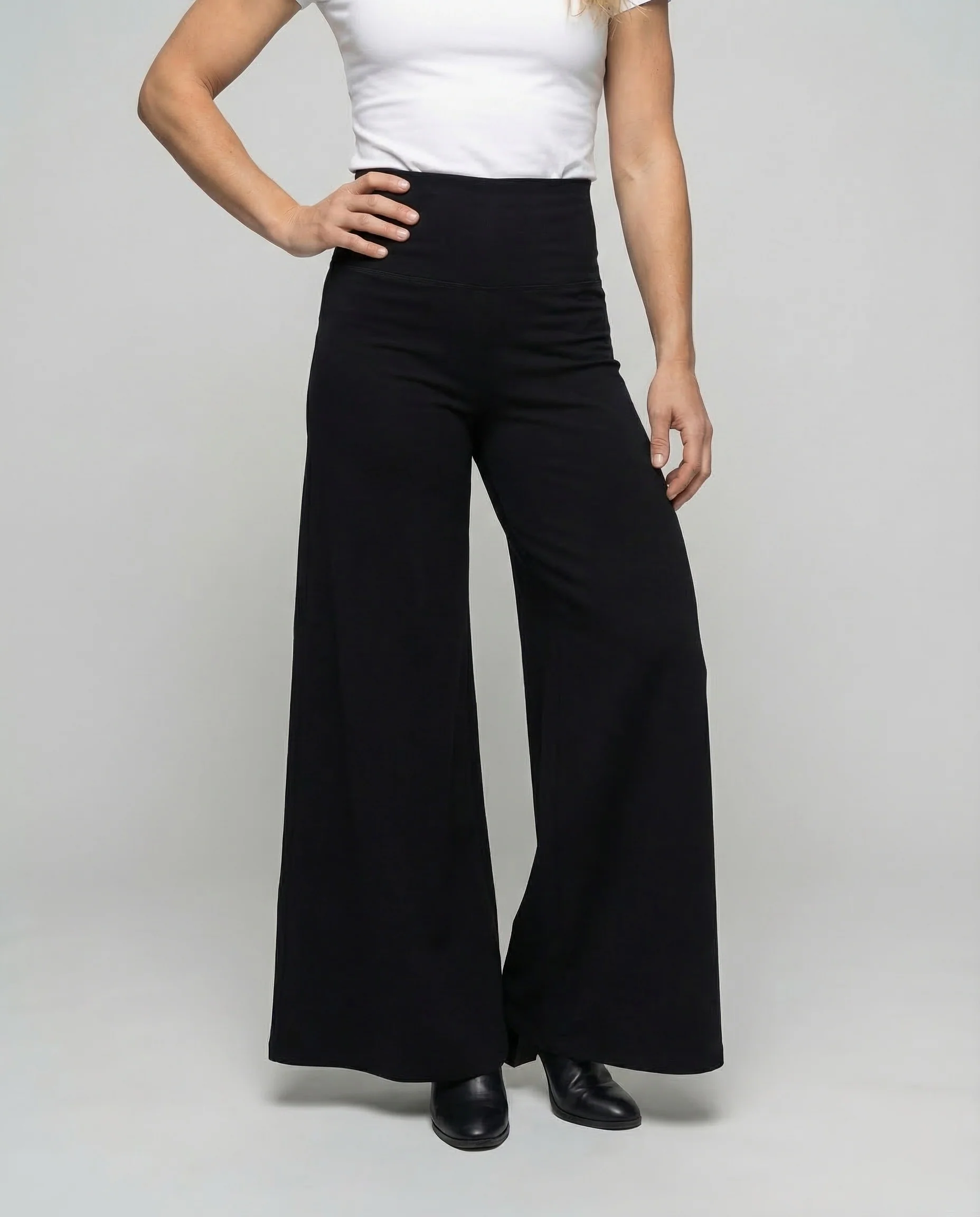 Damen Palazzo Hose Weit - Image 2