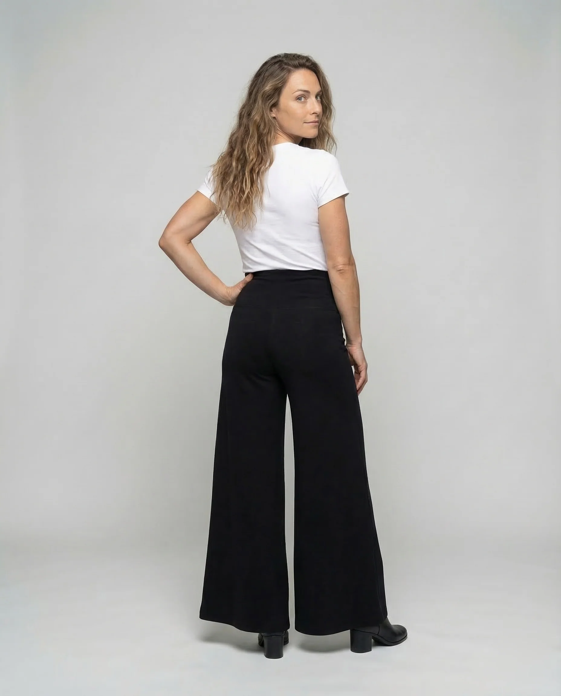 Damen Palazzo Hose Weit - Image 4
