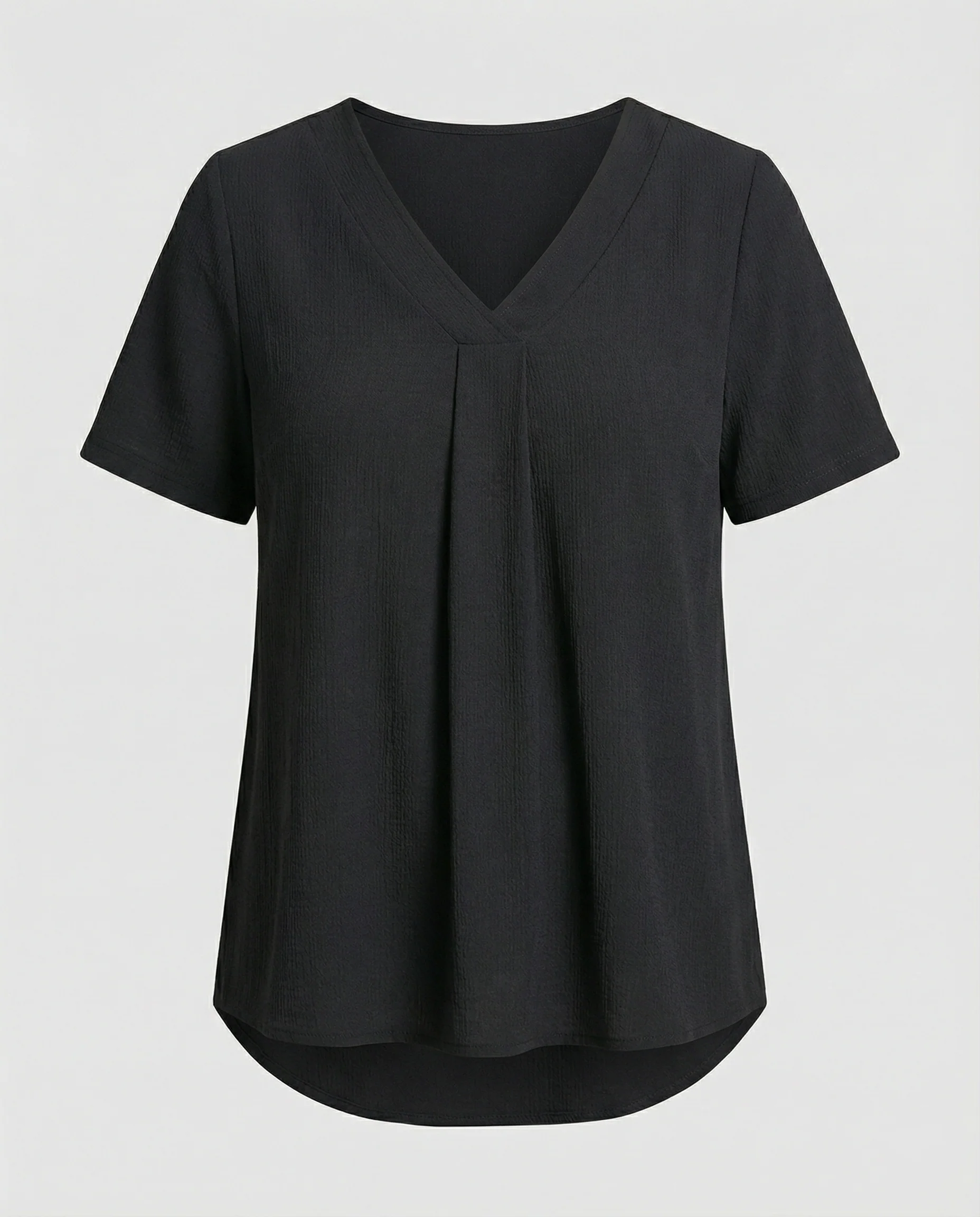 Tunika Bluse Damen mit V-Ausschnitt - Image 5