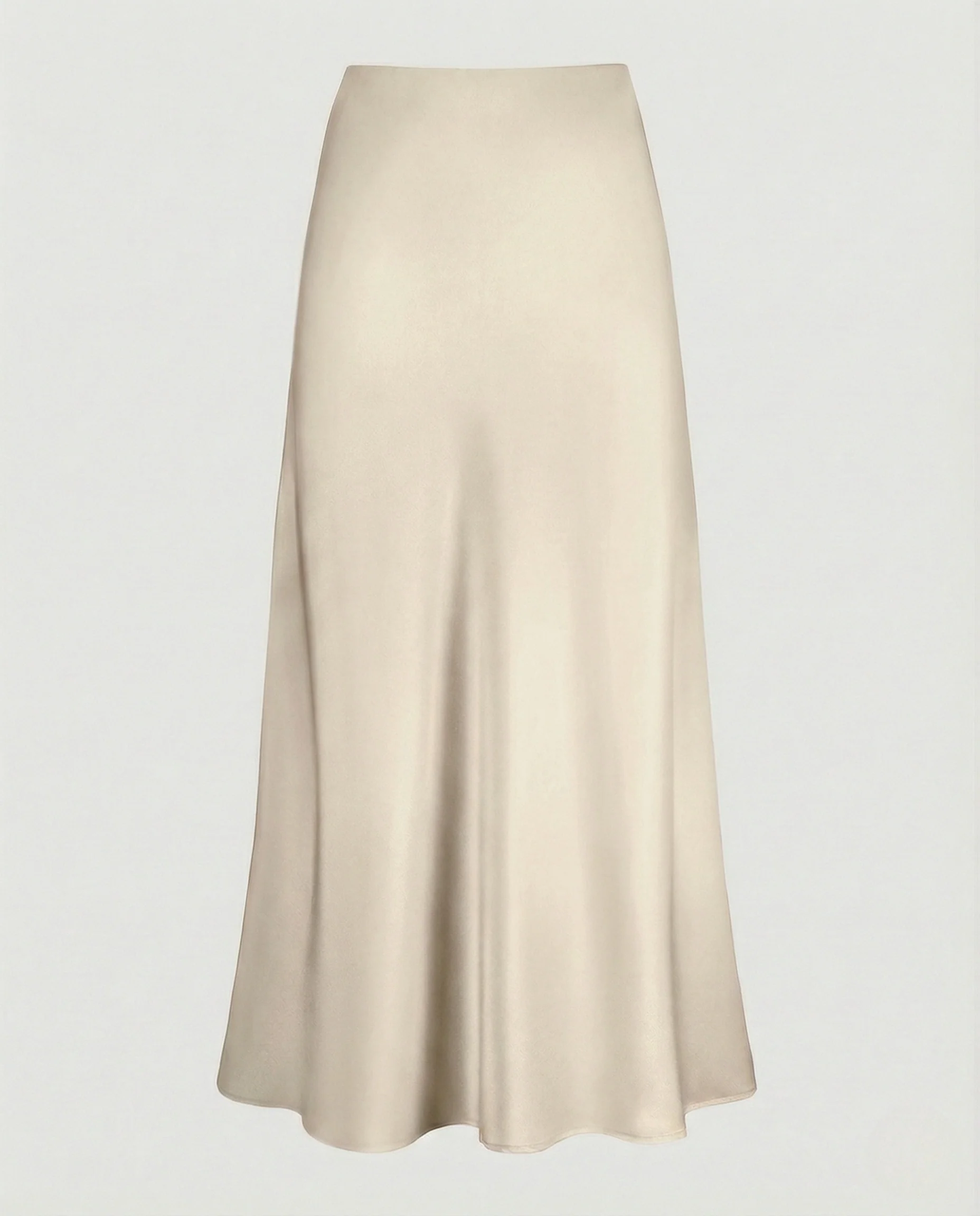 Maxirock Damen Satin A-Linie - Image 12