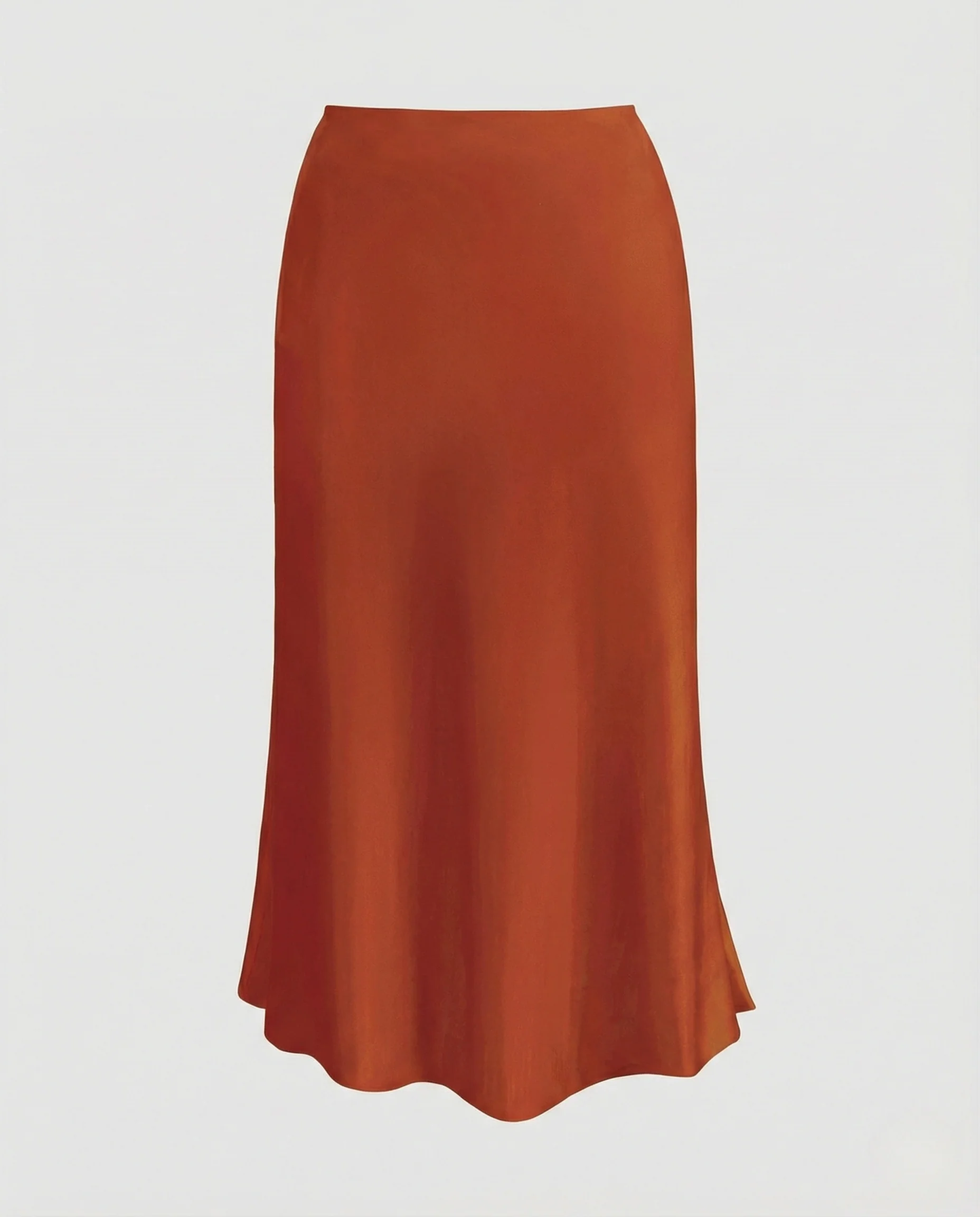 Maxirock Damen Satin A-Linie - Image 7