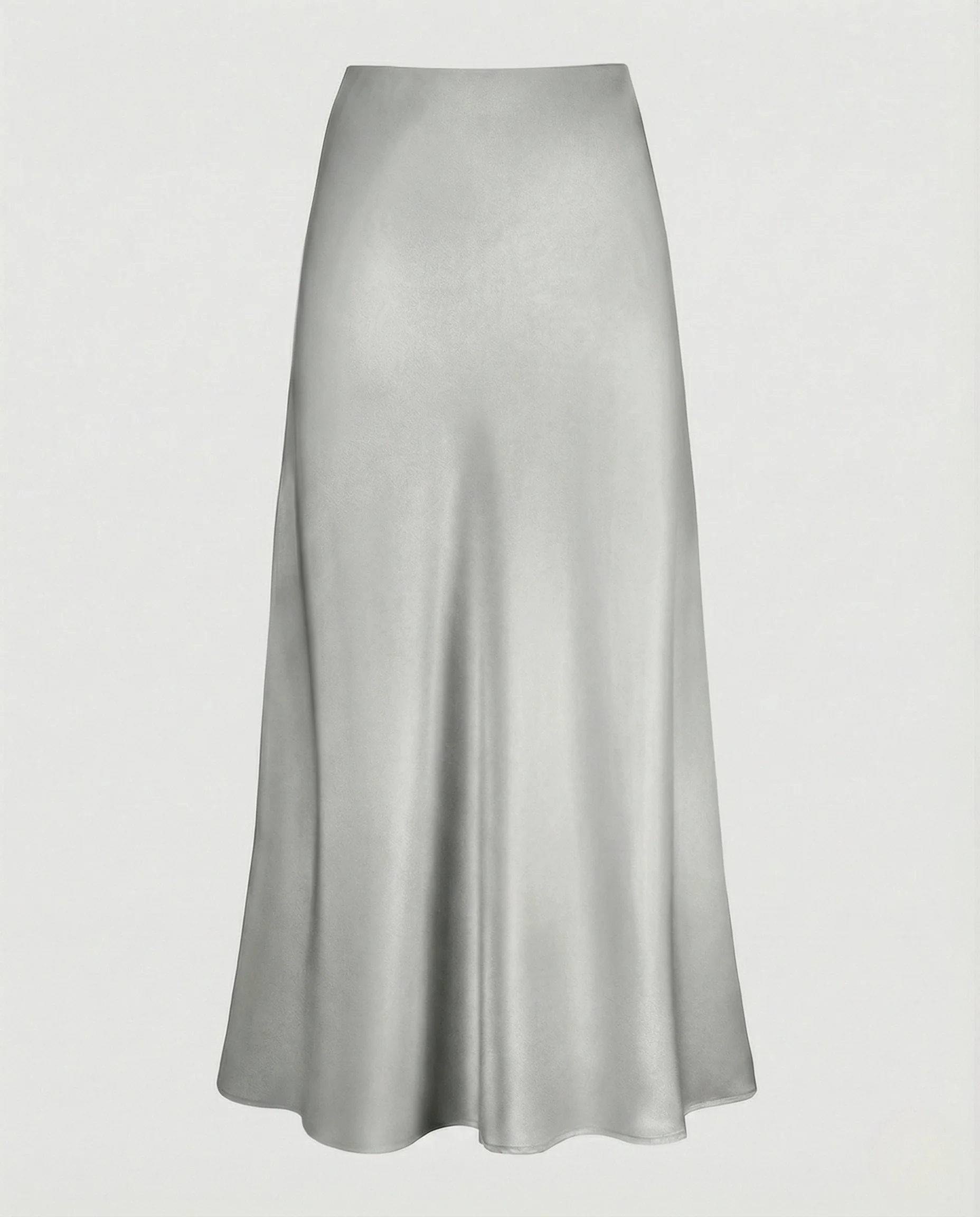 Maxirock Damen Satin A-Linie - Image 8