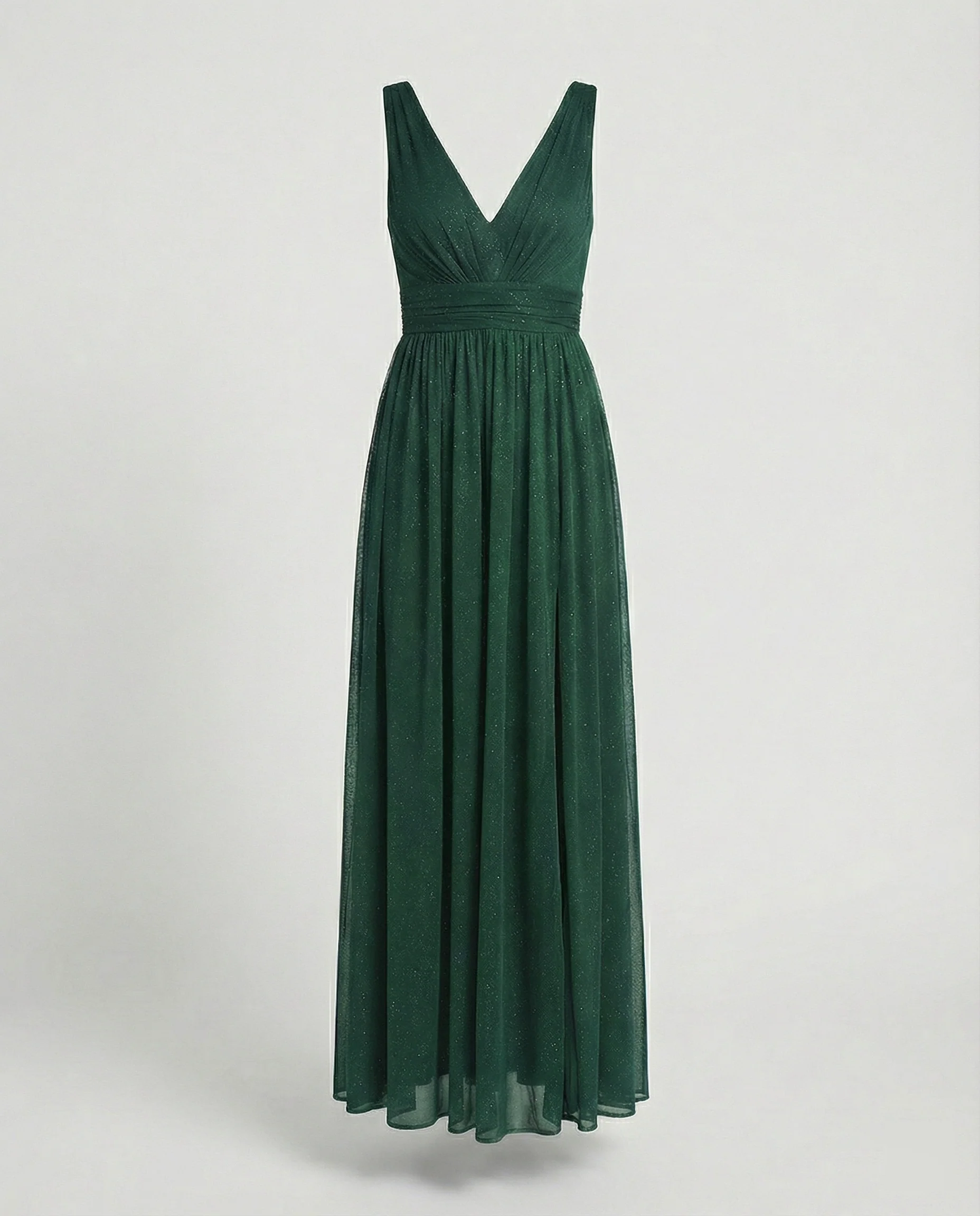 Abendkleid lang fließend mit V-Ausschnitt - Image 2