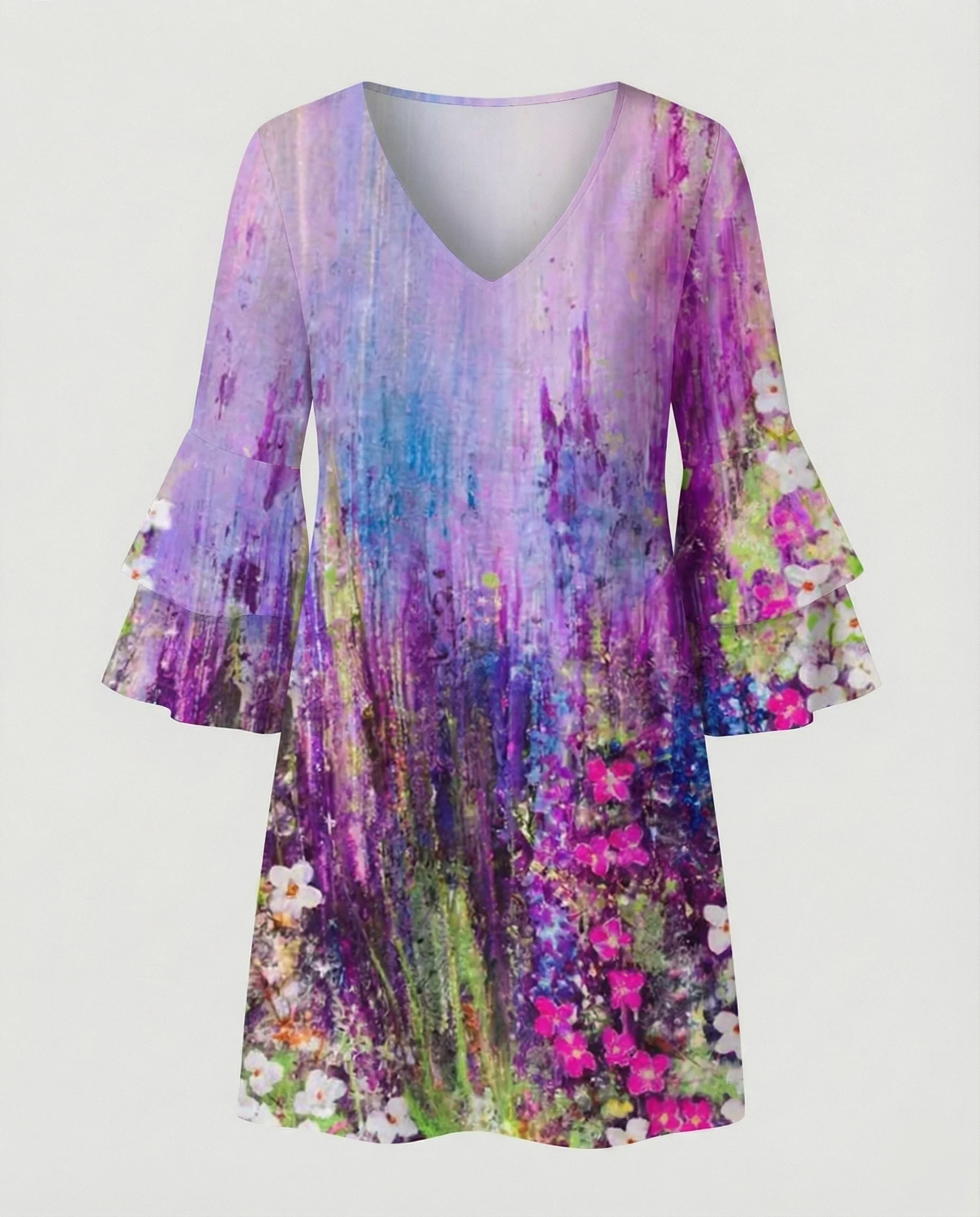 Damen Minikleid floral Sommer - Image 15