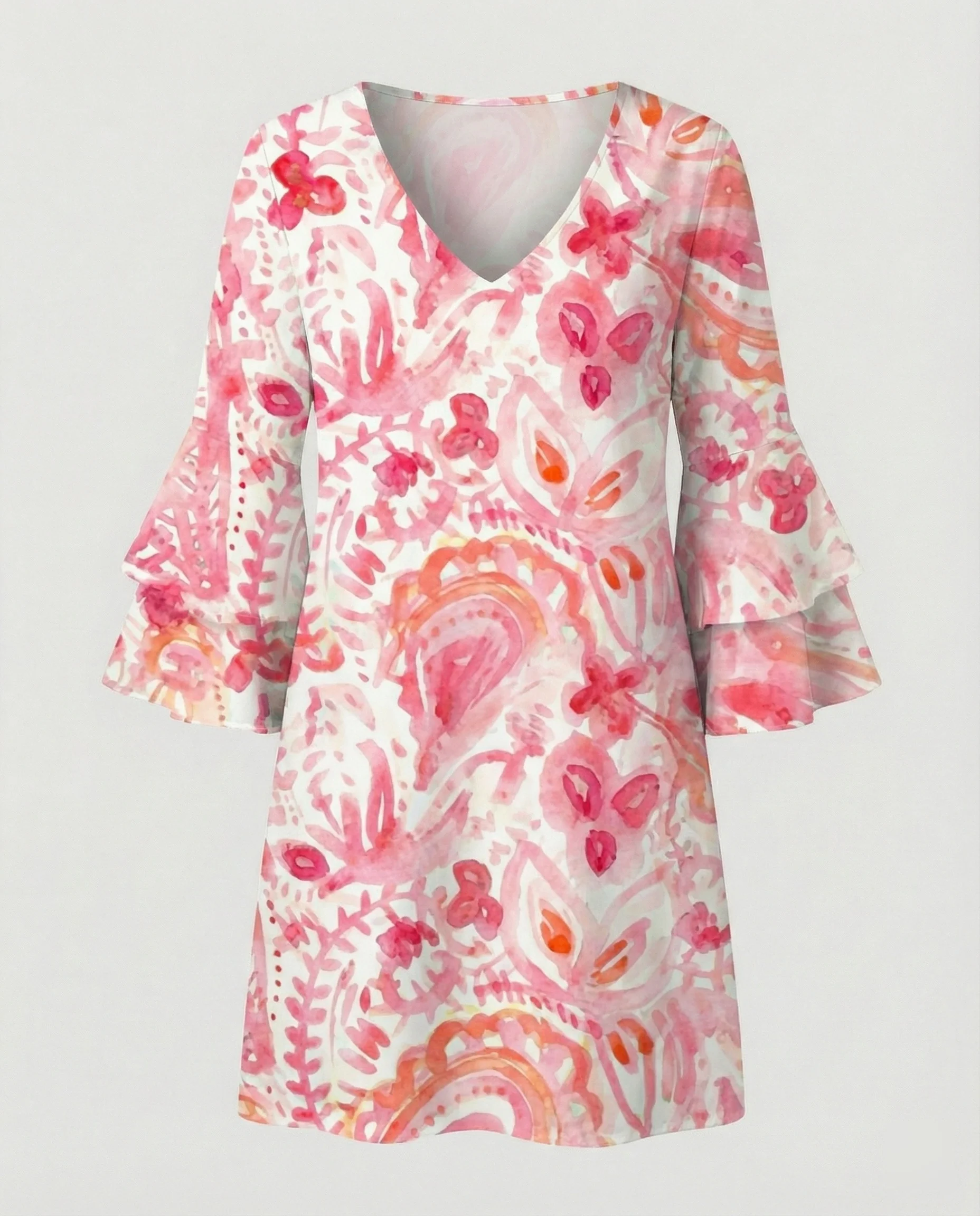 Damen Minikleid floral Sommer - Image 17