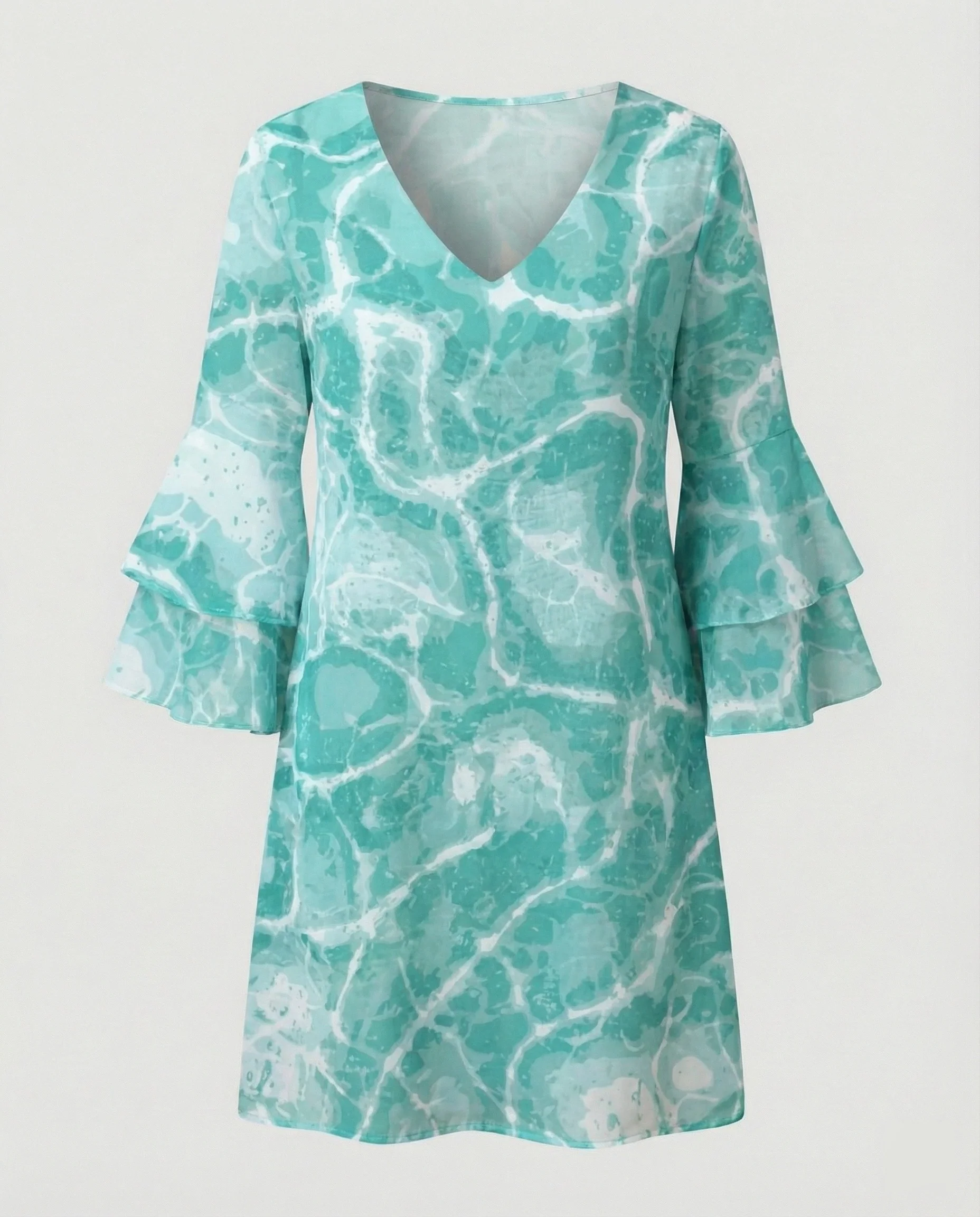Damen Minikleid floral Sommer - Image 18