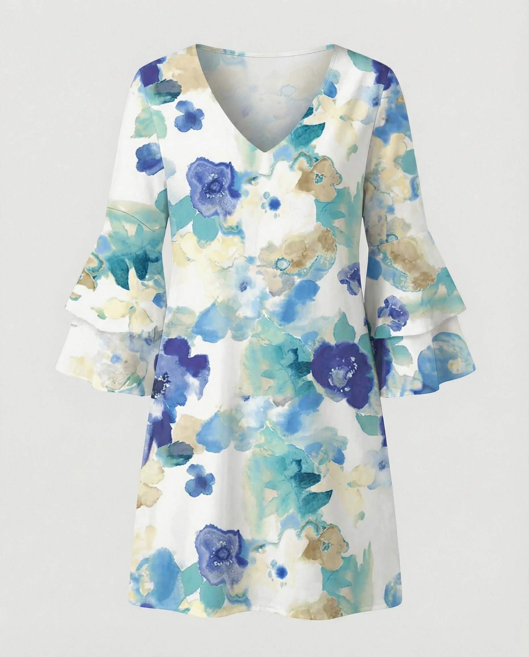 Damen Minikleid floral Sommer - Image 19
