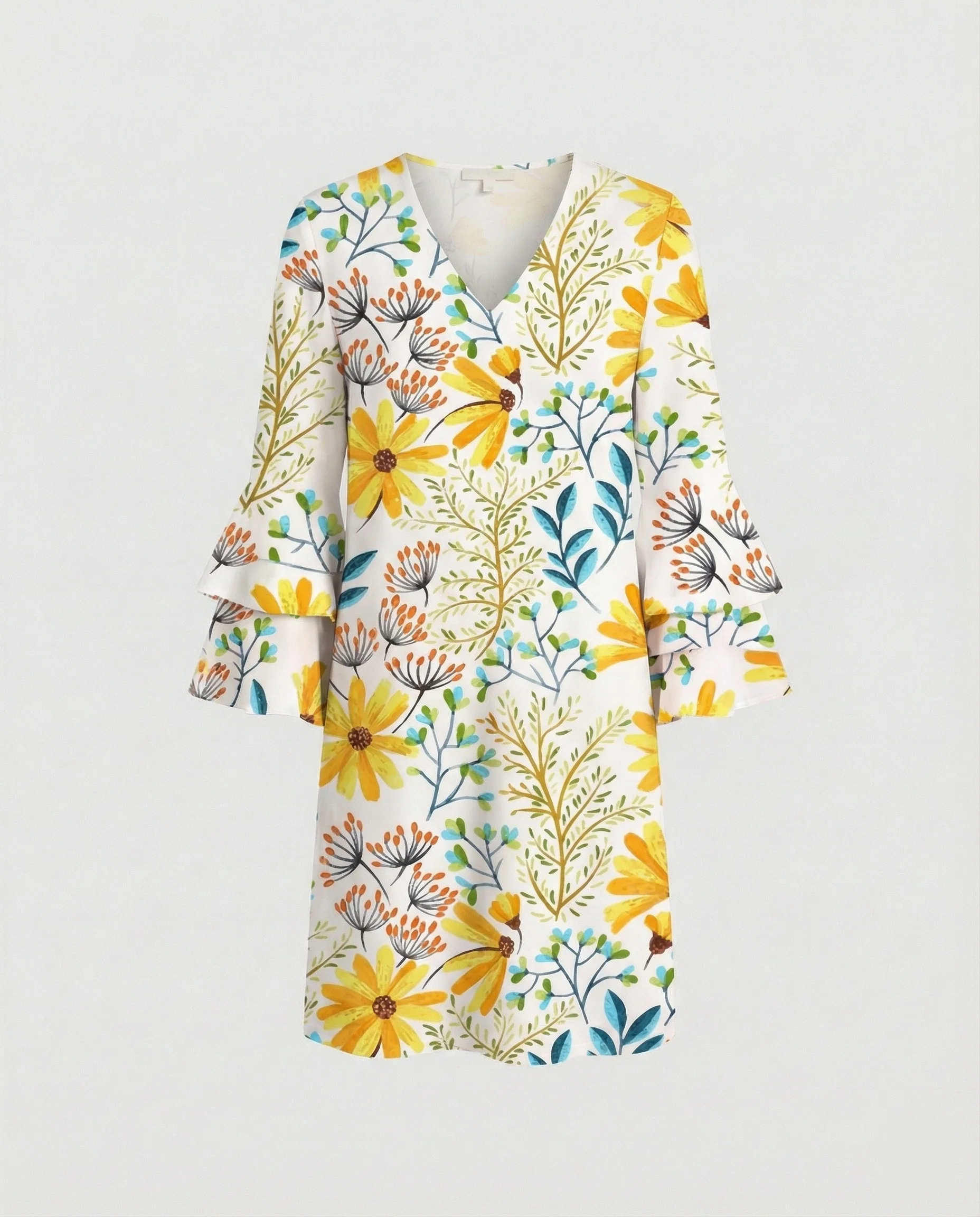 Damen Minikleid floral Sommer - Image 28