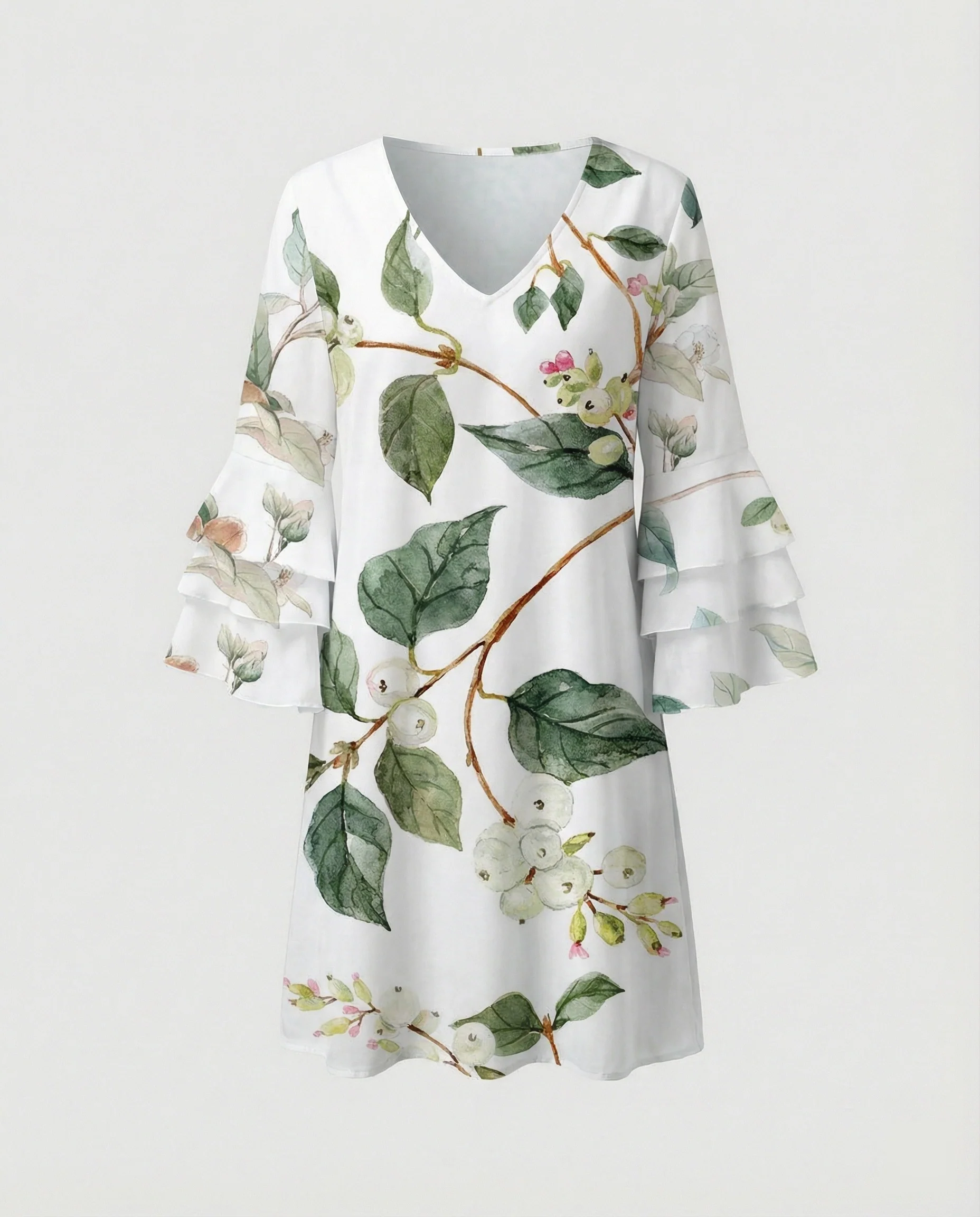 Damen Minikleid floral Sommer - Image 5