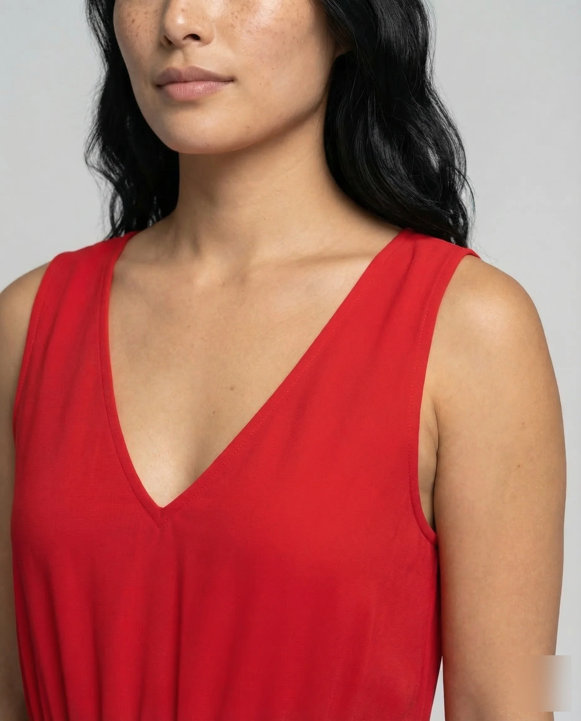 Damen Chiffon Maxikleid Empire - Image 3
