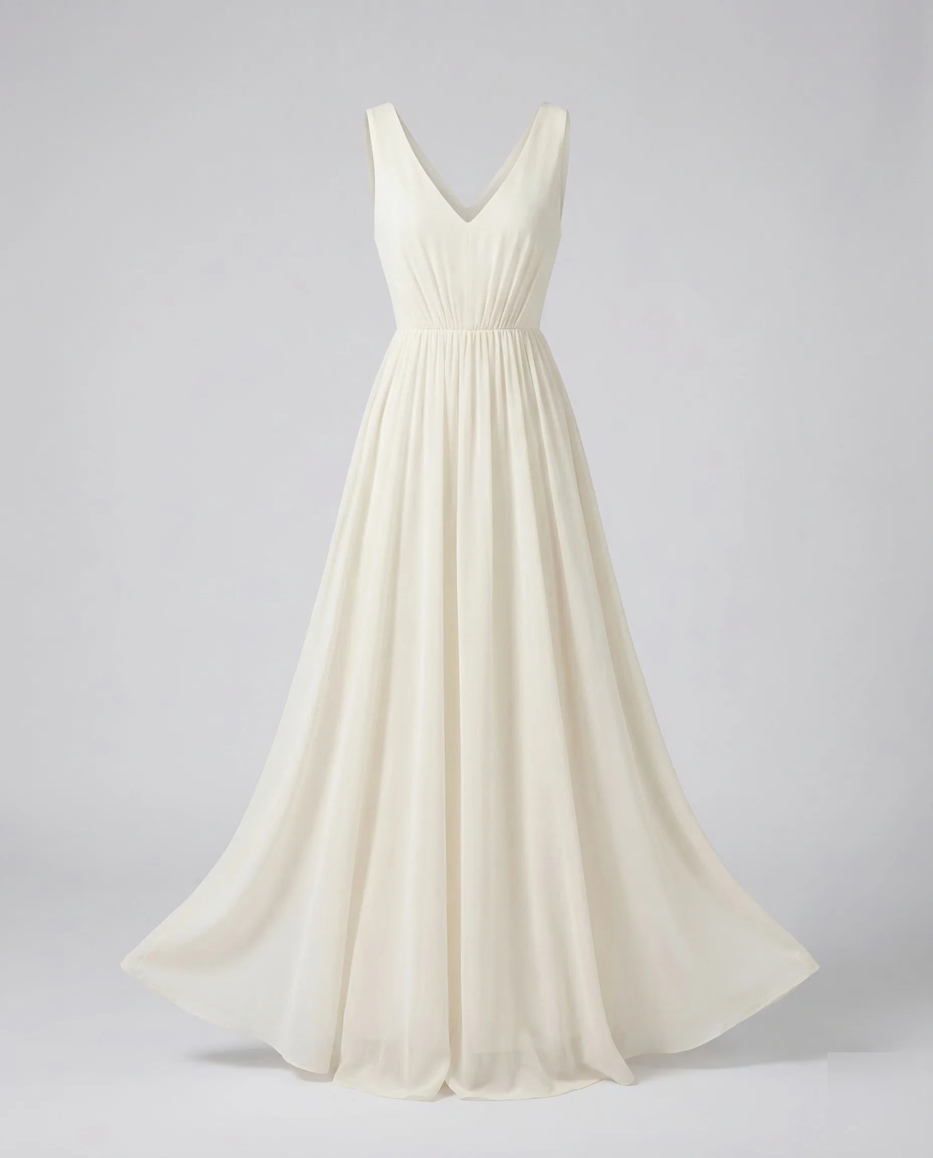 Damen Chiffon Maxikleid Empire - Image 5