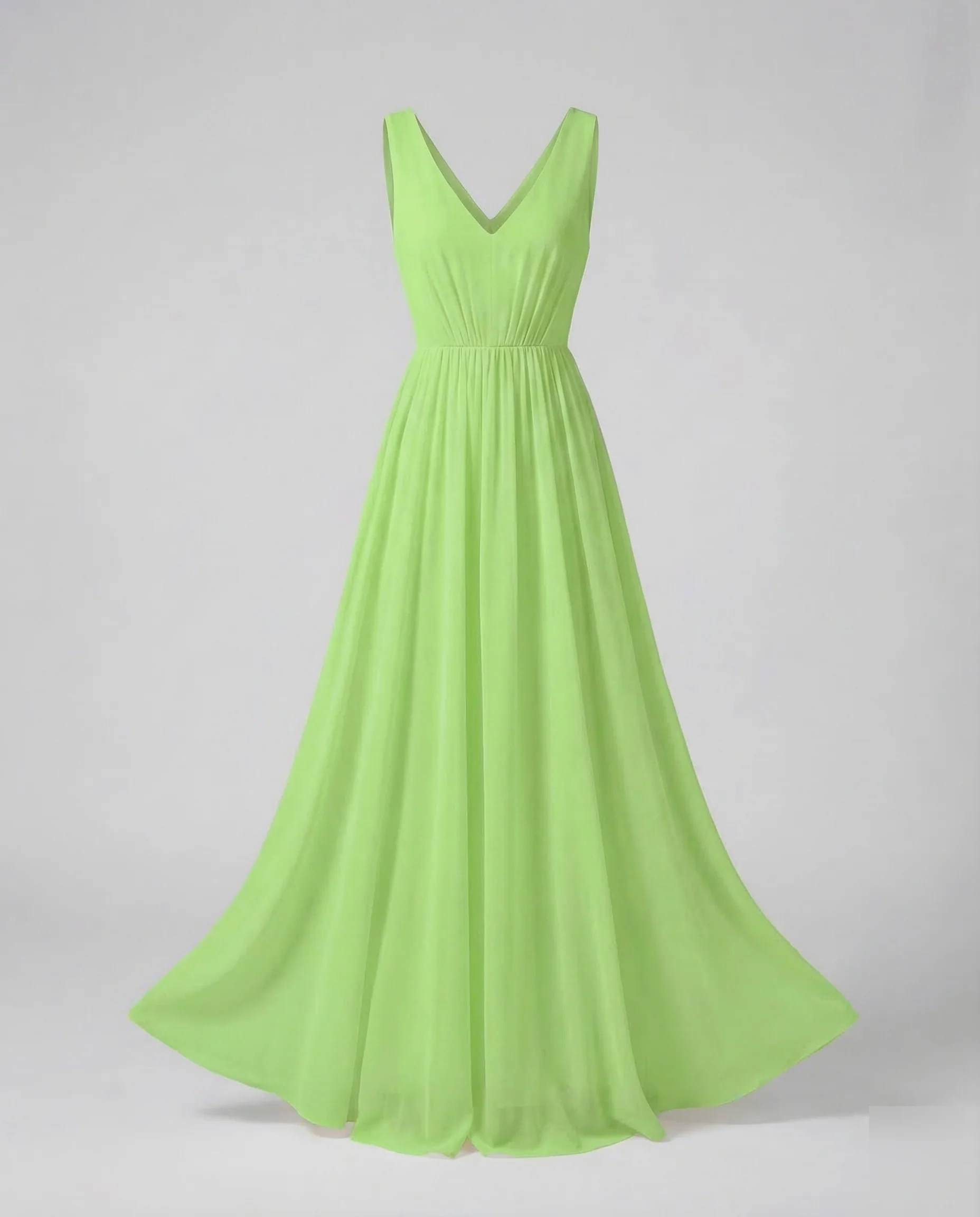 Damen Chiffon Maxikleid Empire - Image 7