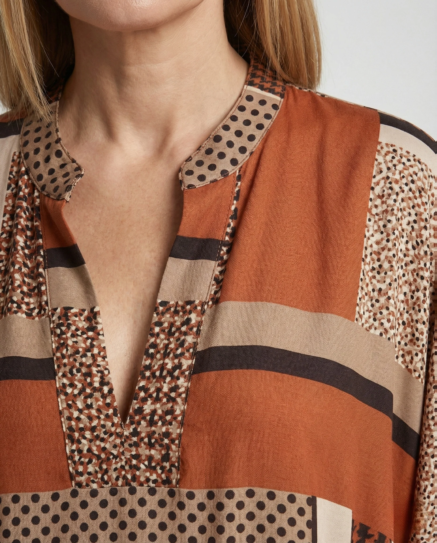 Damen Kaftan Kleid Oversize Print - Image 3
