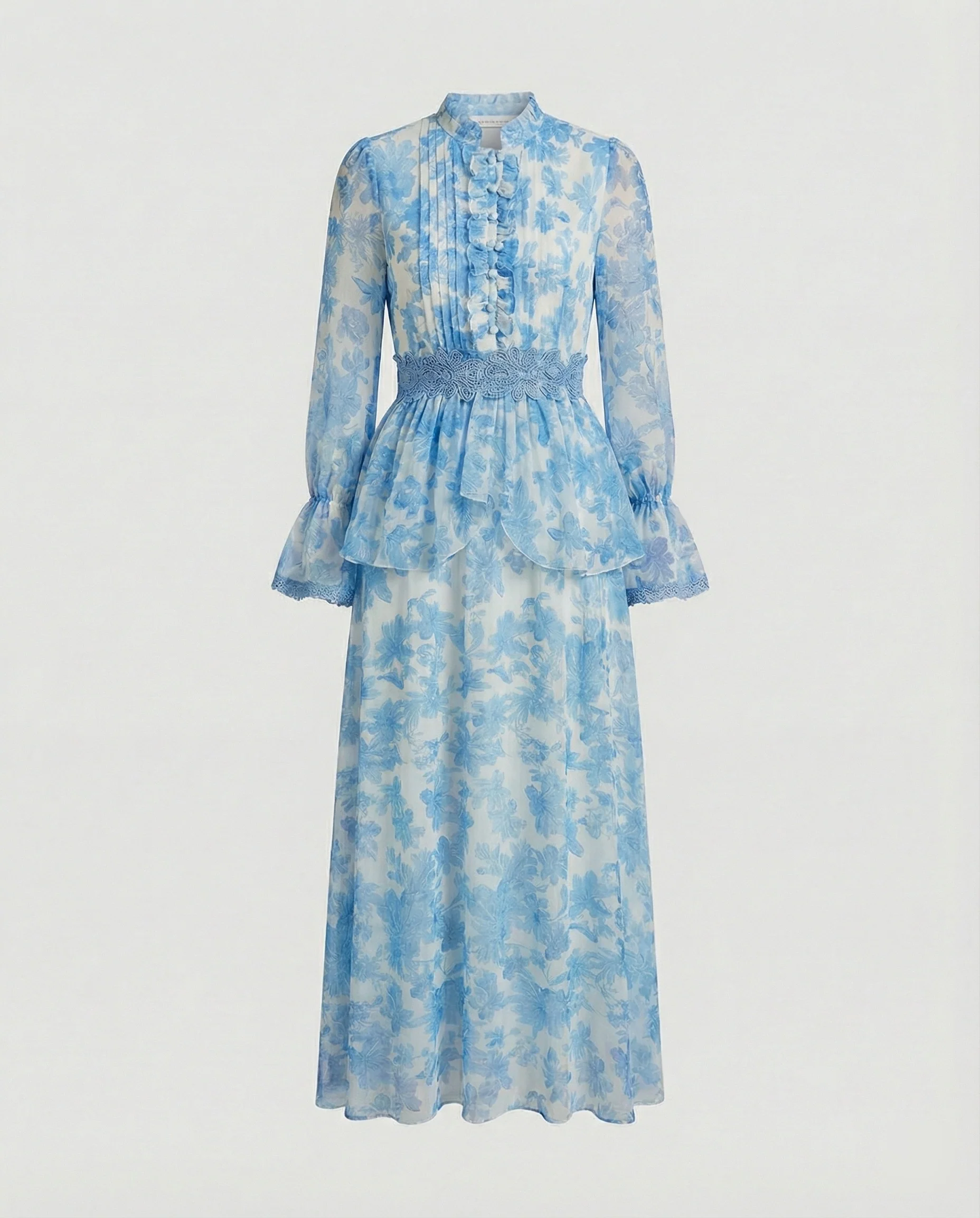 Damen Maxikleid Chiffon elegant - Image 10