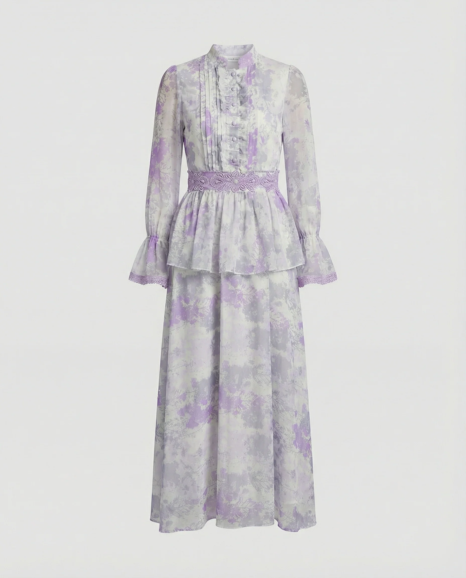 Damen Maxikleid Chiffon elegant - Image 6