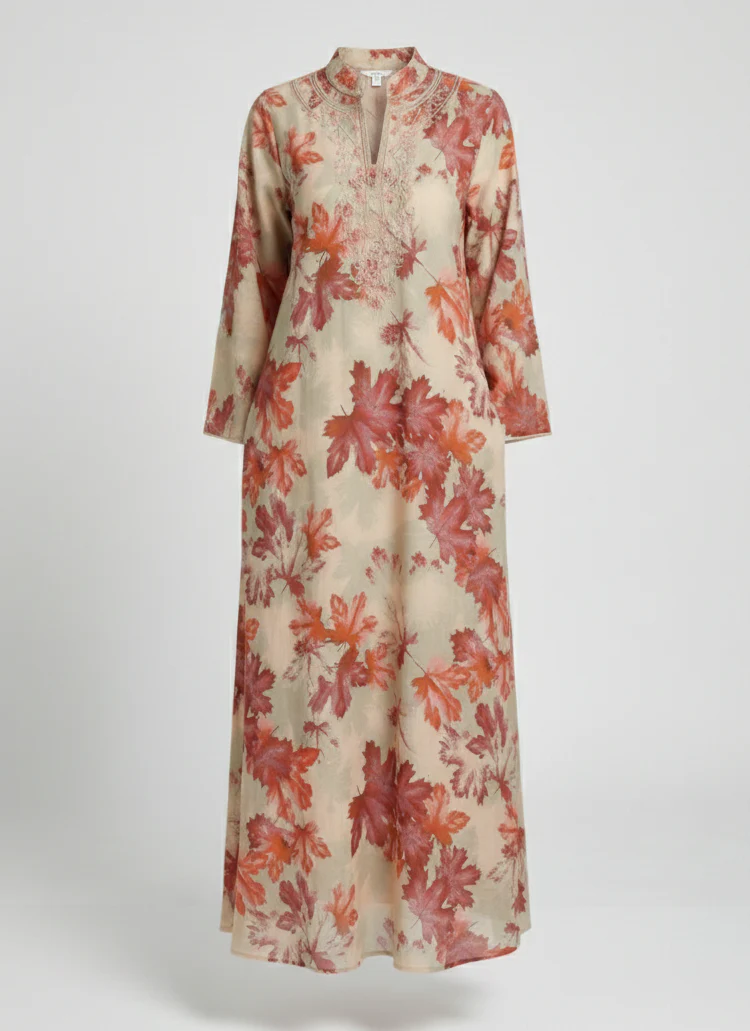 Maxikleid Damen Kimono Stil - Image 4