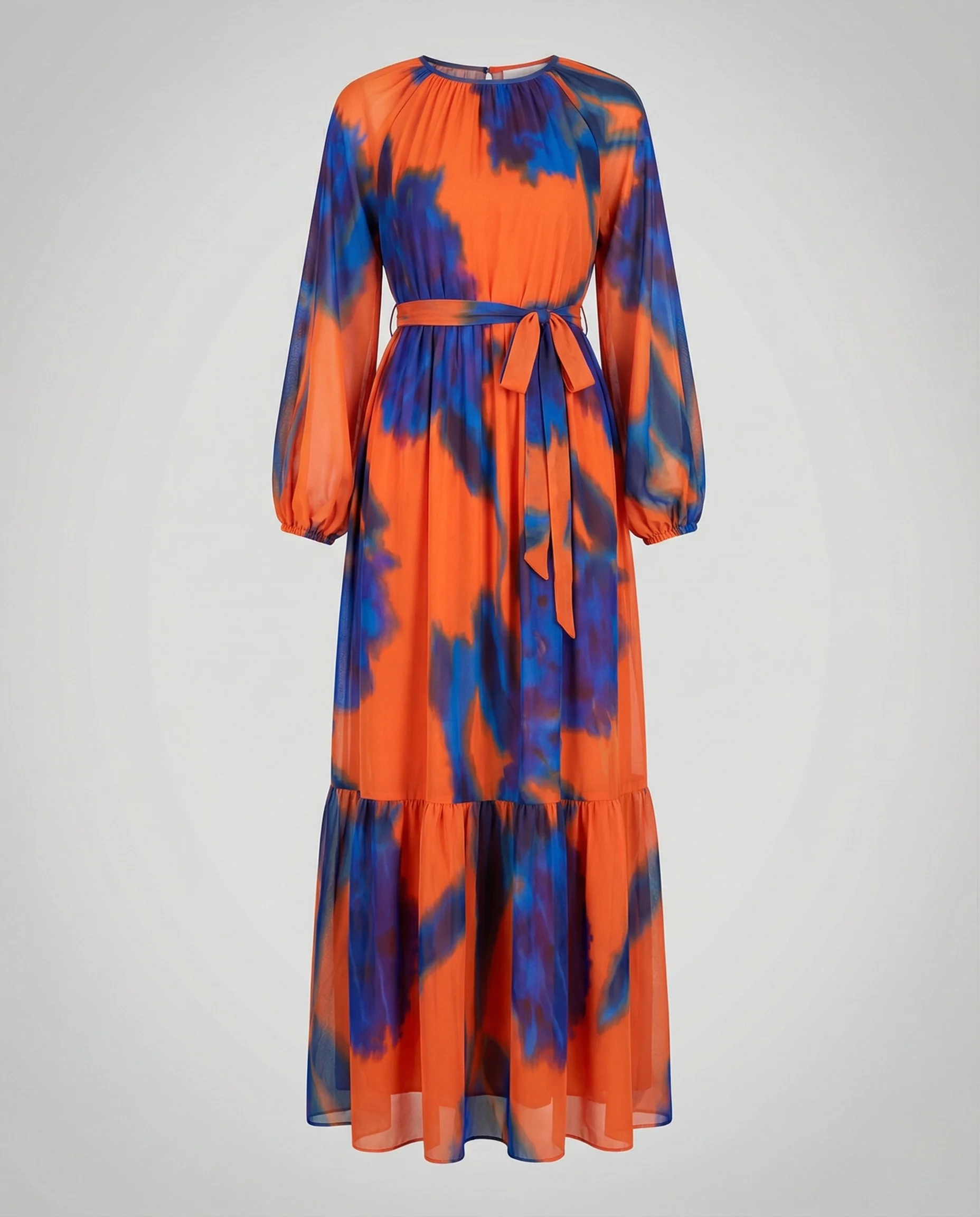 Maxikleid Sommer Damen Stufenrock - Image 4