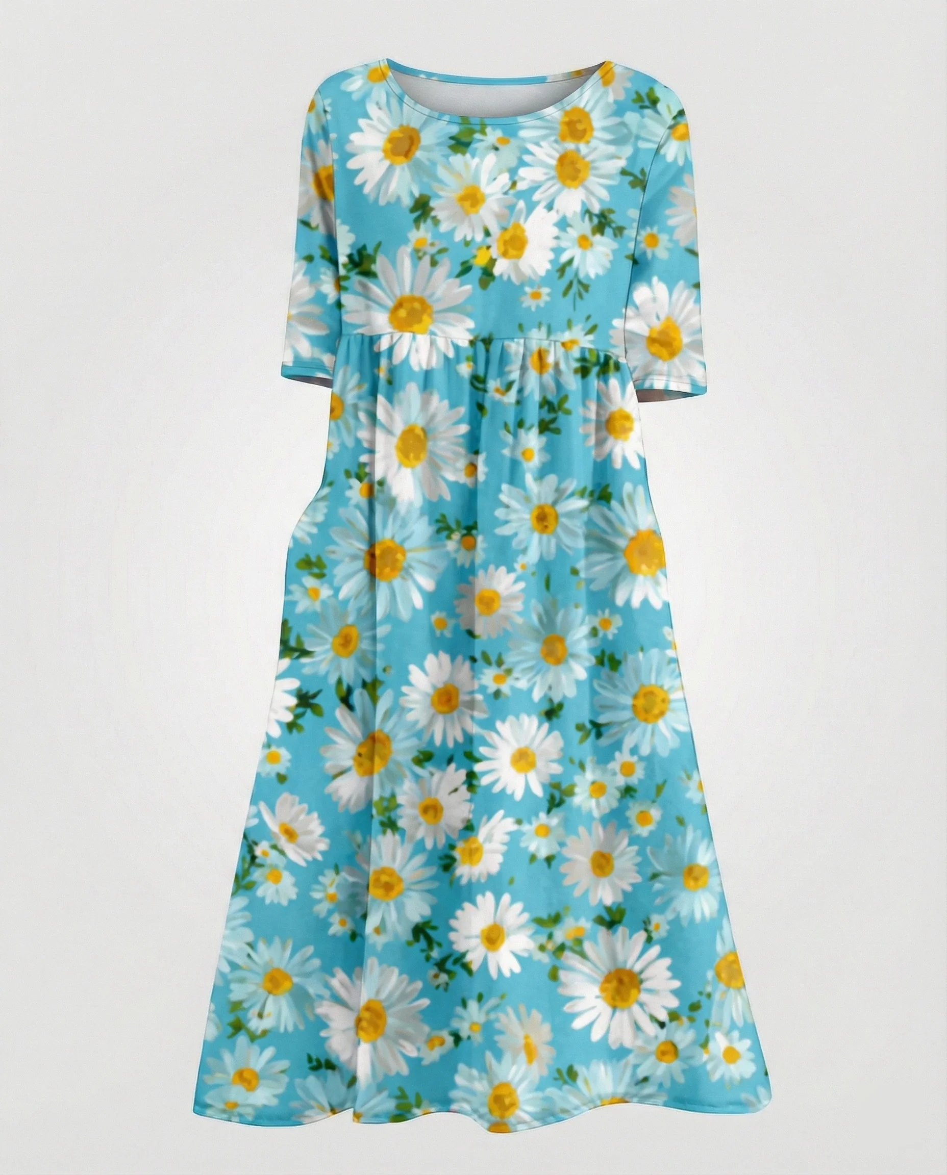 Damen Maxikleid A-Linie fließend - Image 18