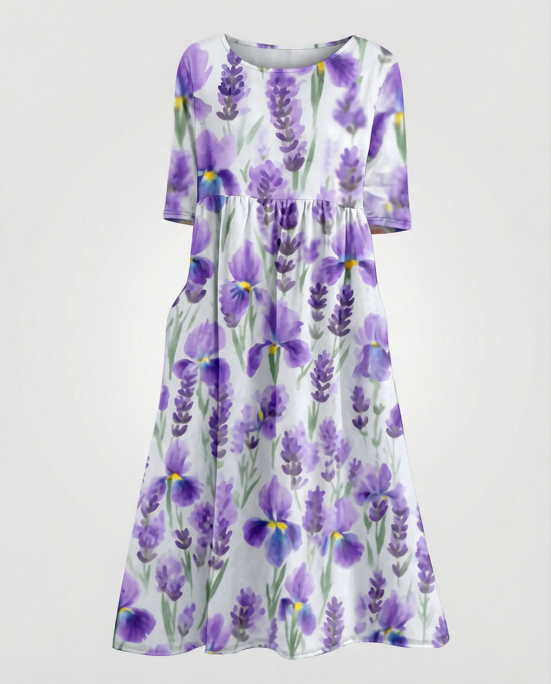 Damen Maxikleid A-Linie fließend - Image 24