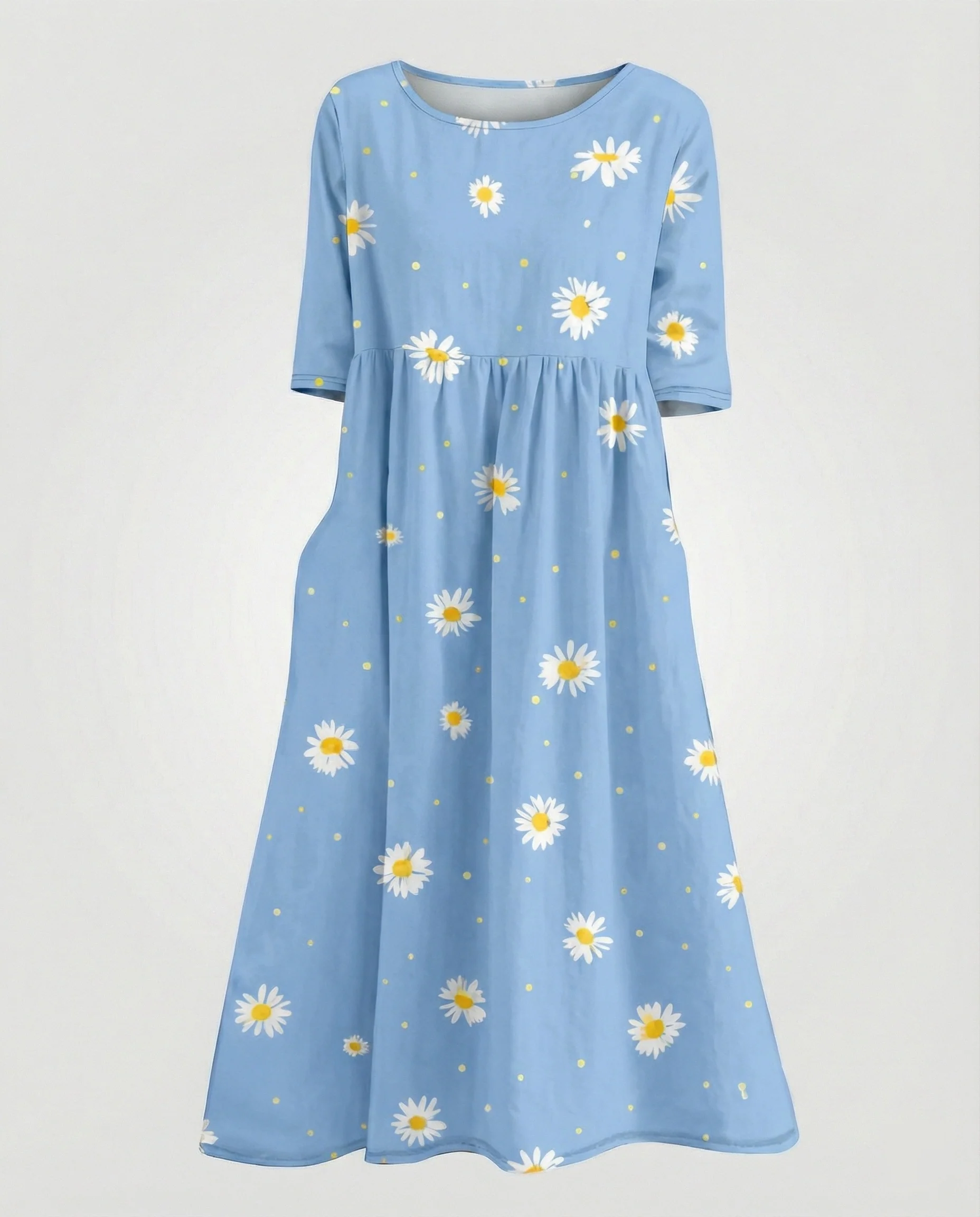 Damen Maxikleid A-Linie fließend - Image 31