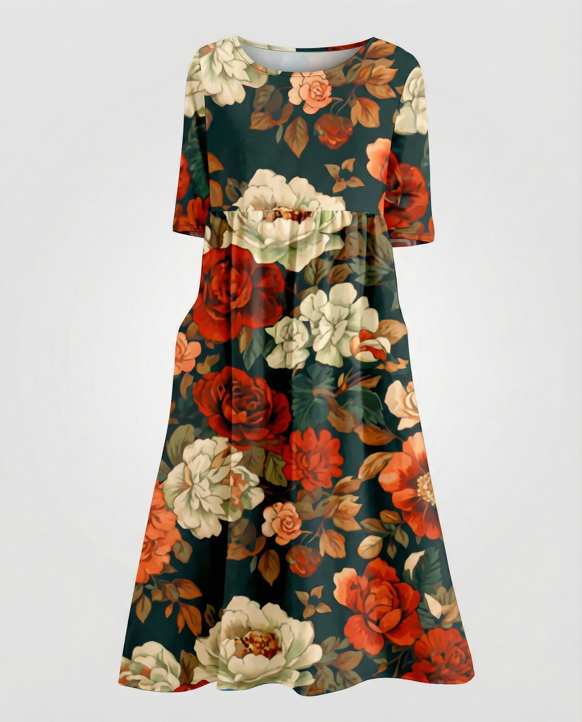 Damen Maxikleid A-Linie fließend - Image 33