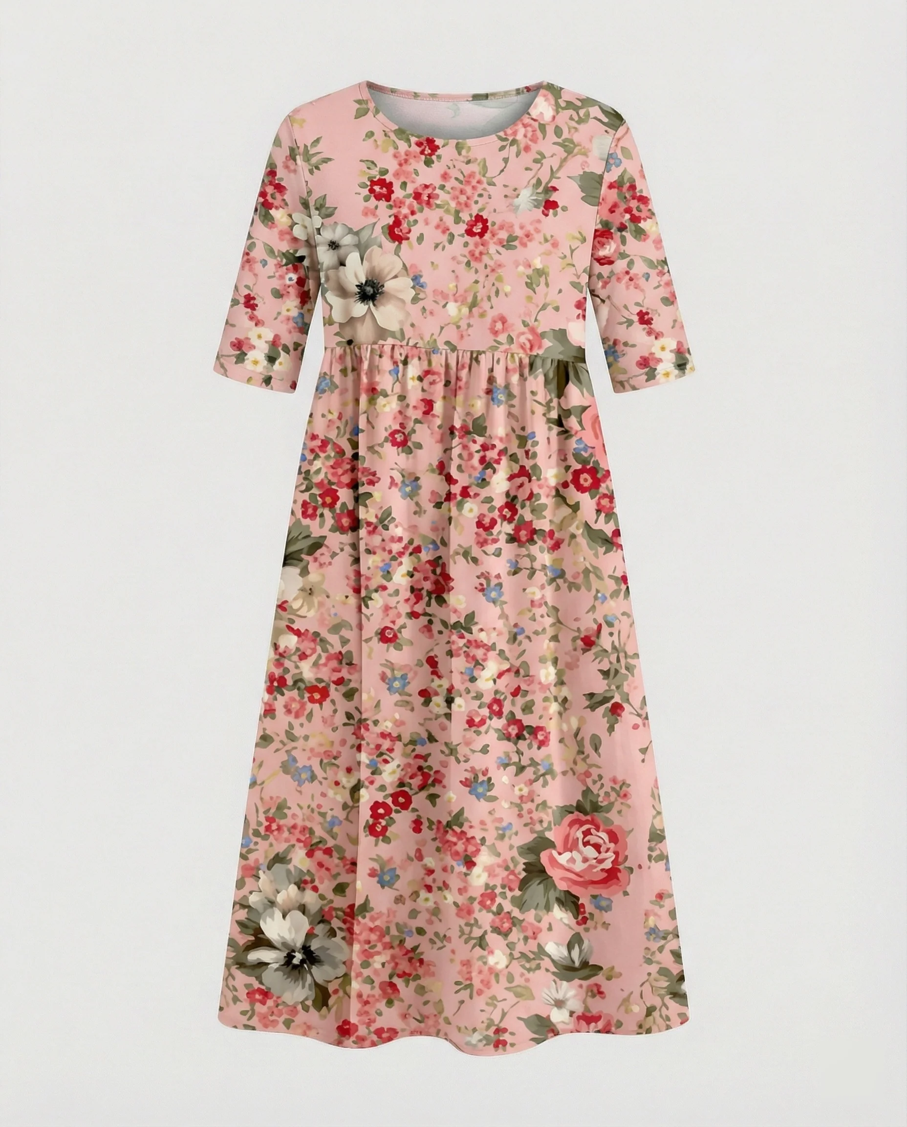 Damen Maxikleid A-Linie fließend - Image 39