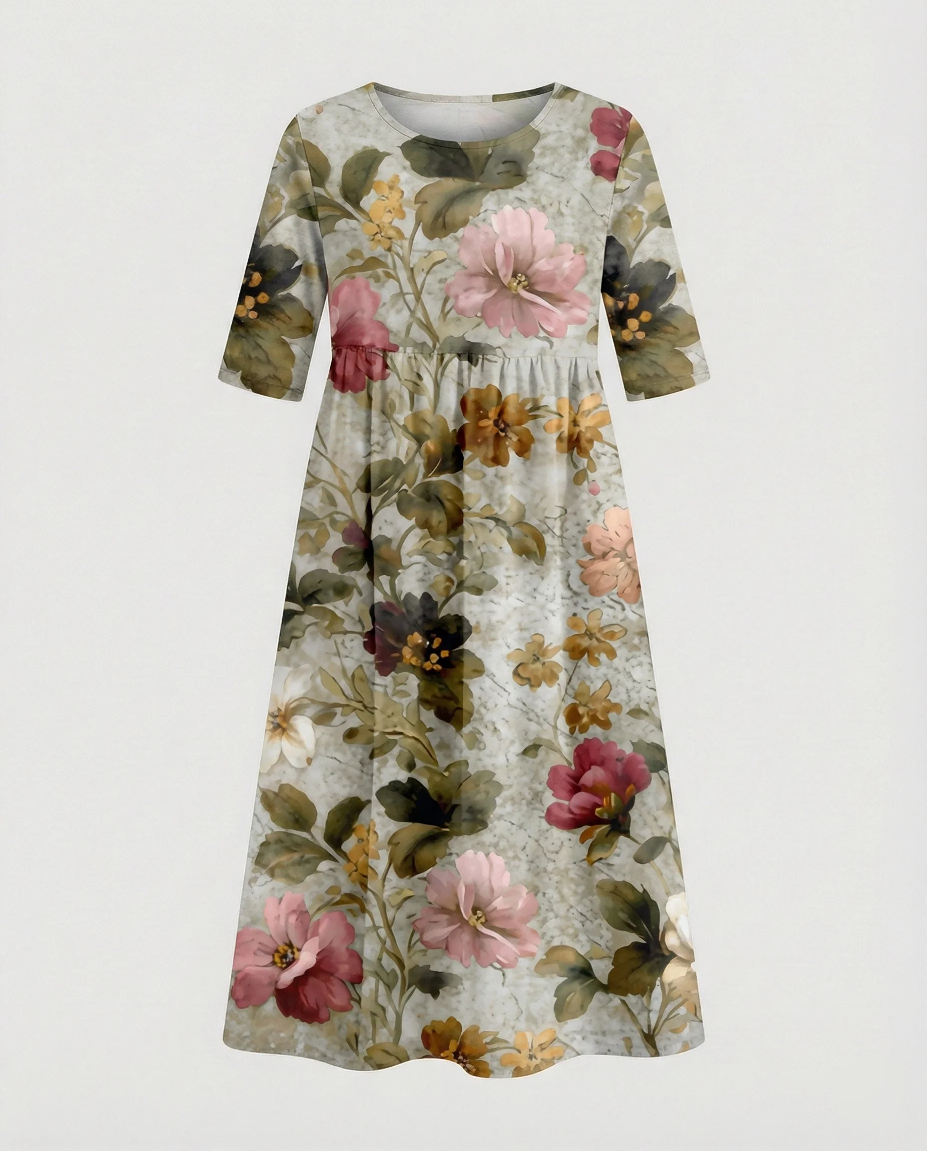 Damen Maxikleid A-Linie fließend - Image 41