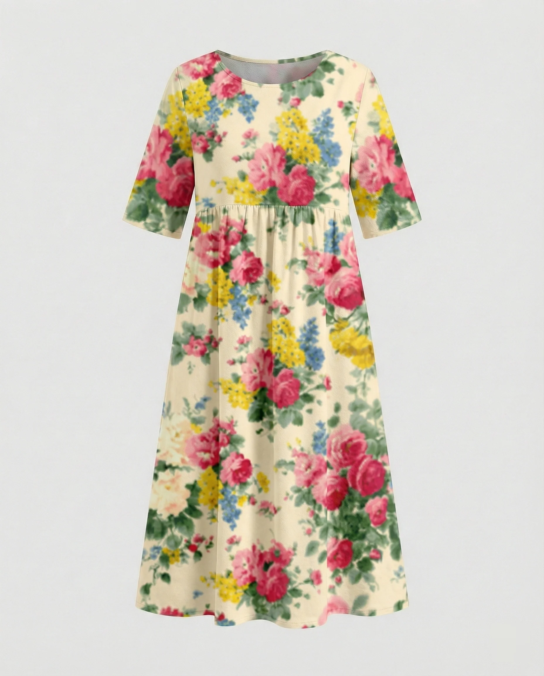 Damen Maxikleid A-Linie fließend - Image 58