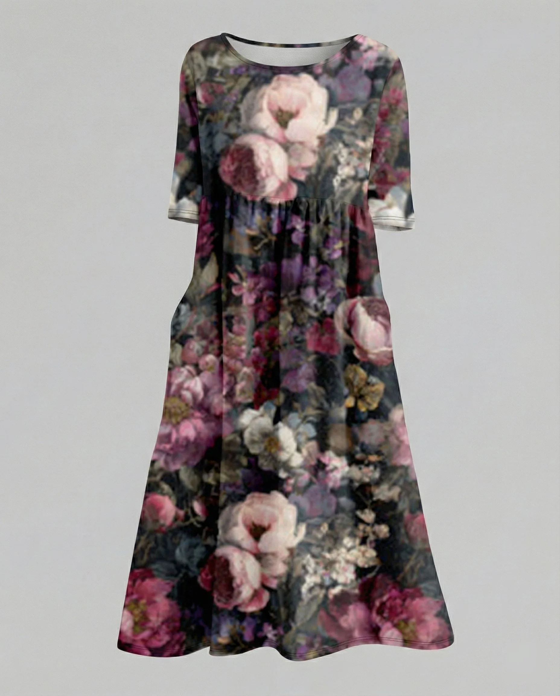 Damen Maxikleid A-Linie fließend - Image 6