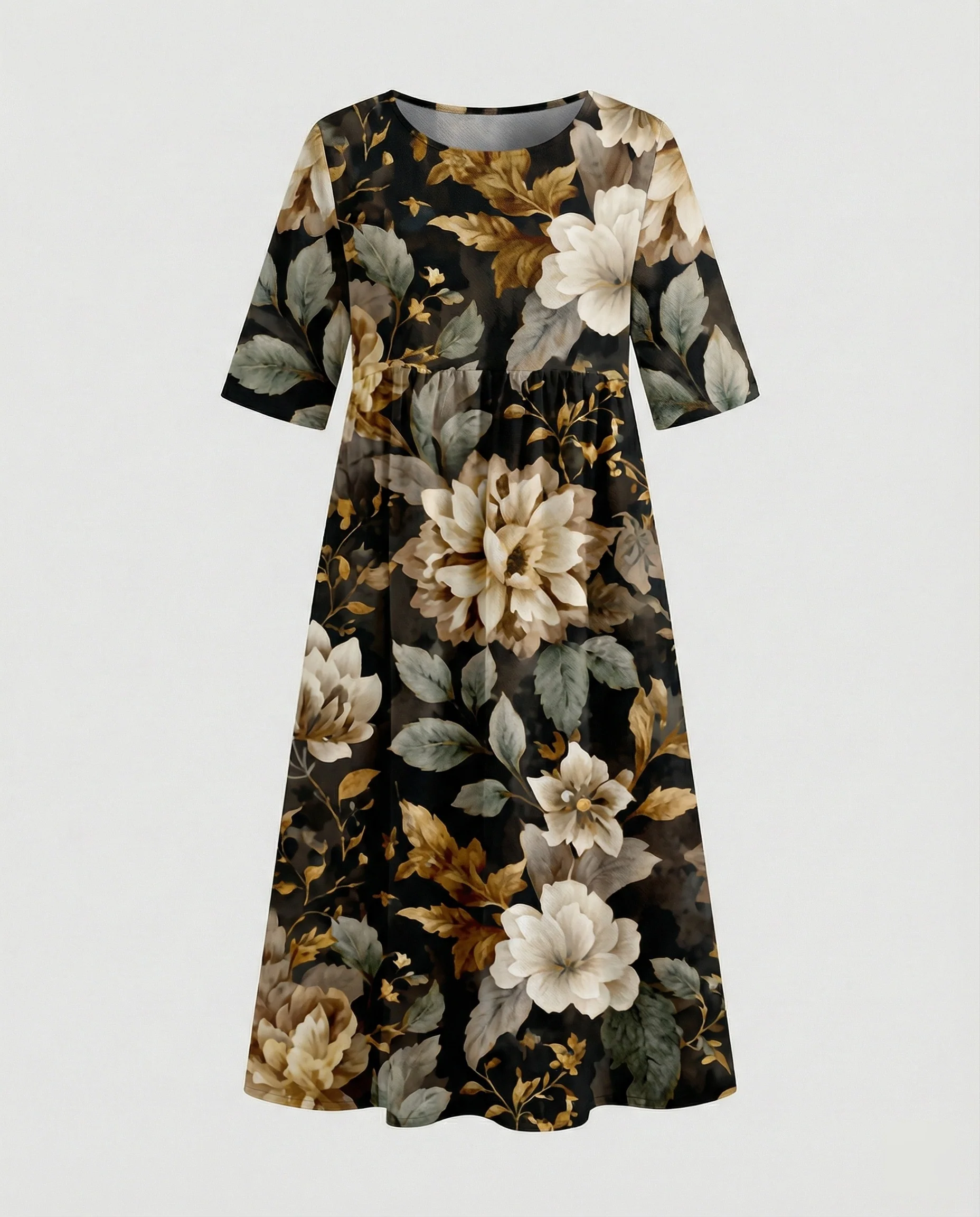 Damen Maxikleid A-Linie fließend - Image 62