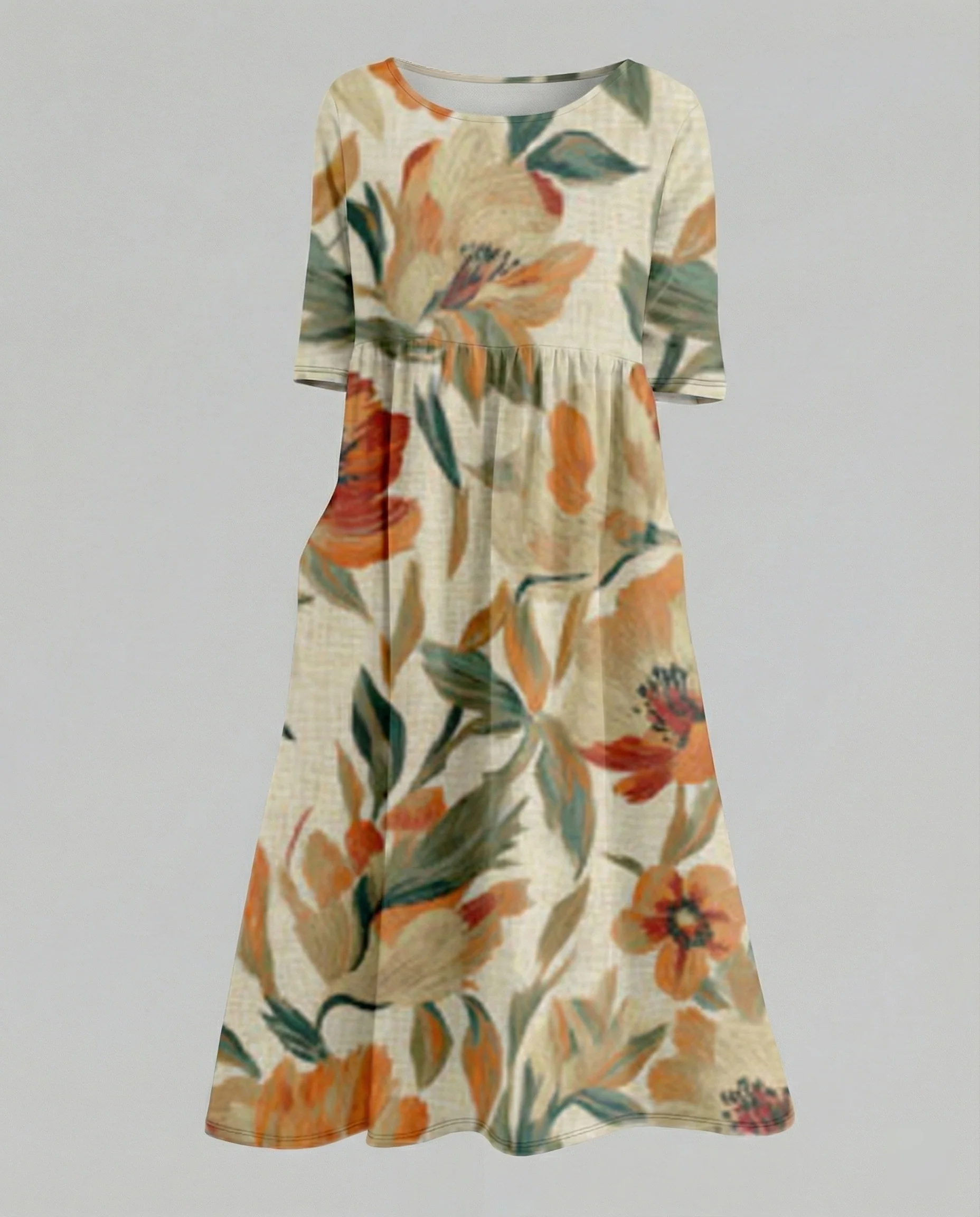 Damen Maxikleid A-Linie fließend - Image 9