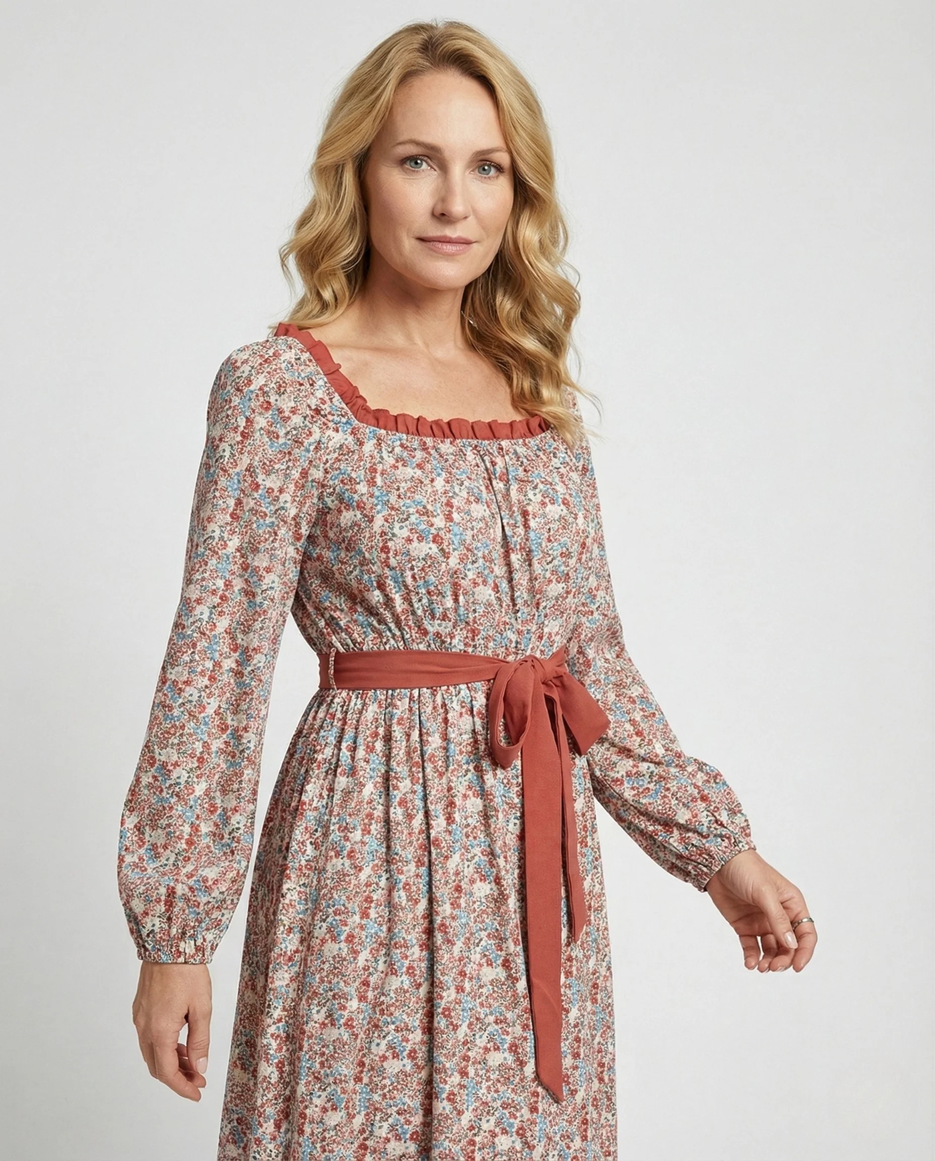 Damen Blumenkleid Maxikleid Sommer - Image 2