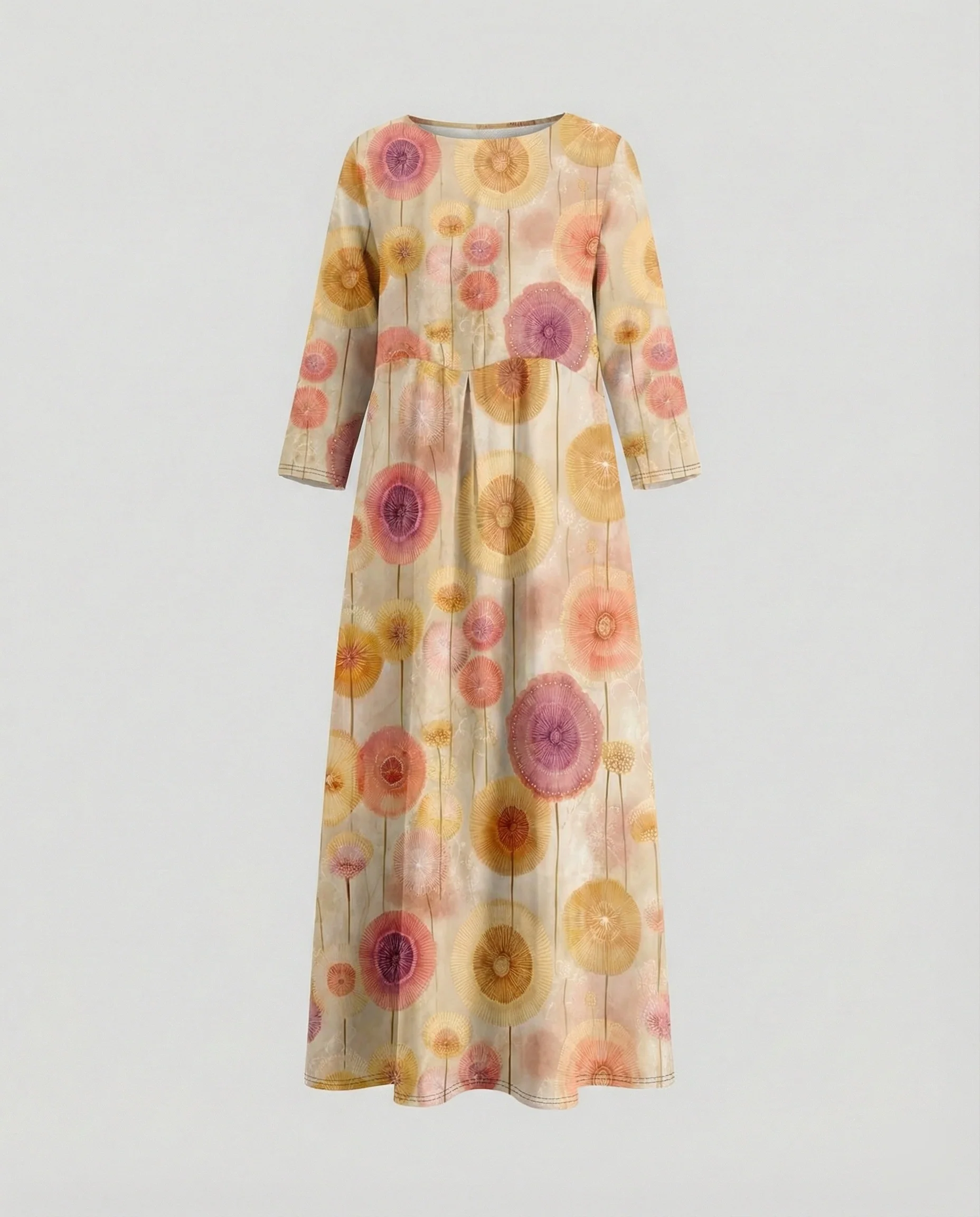 Damen Maxikleid floral mit Taschen - Image 12