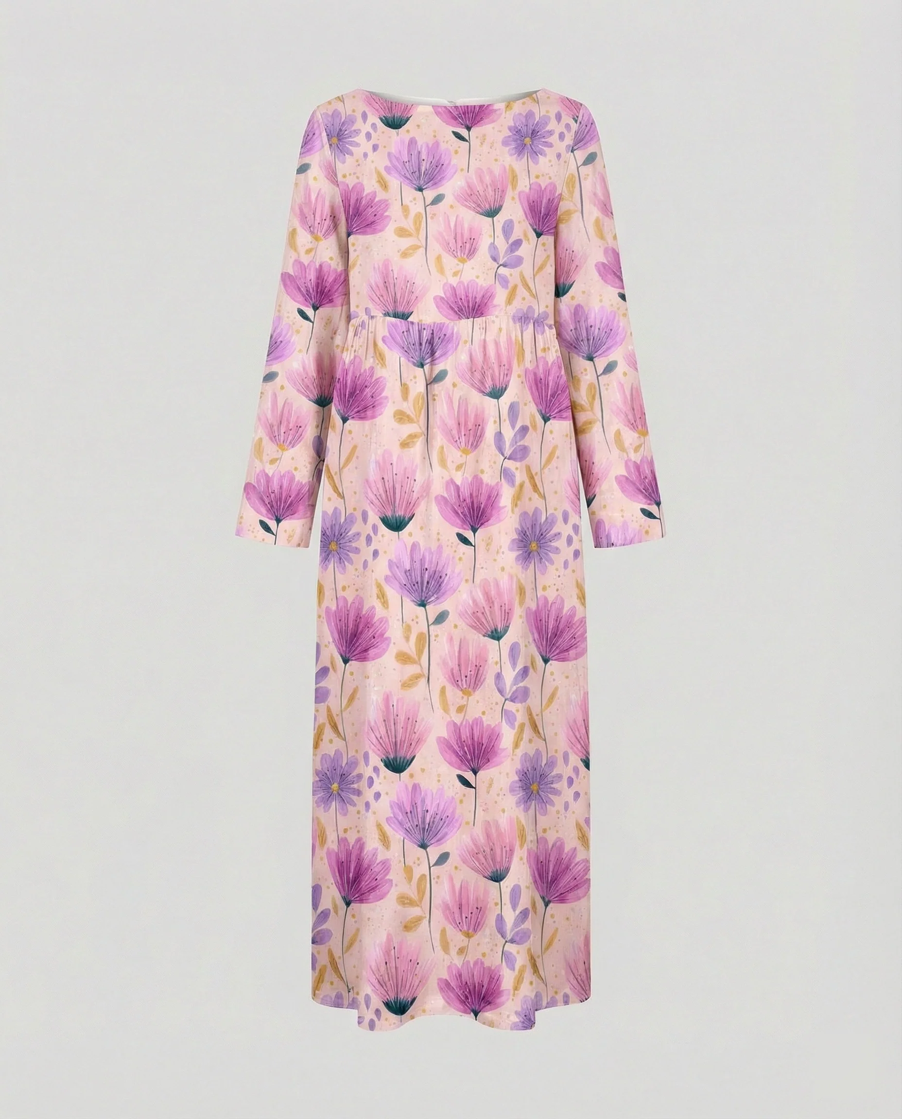 Damen Maxikleid floral mit Taschen - Image 17