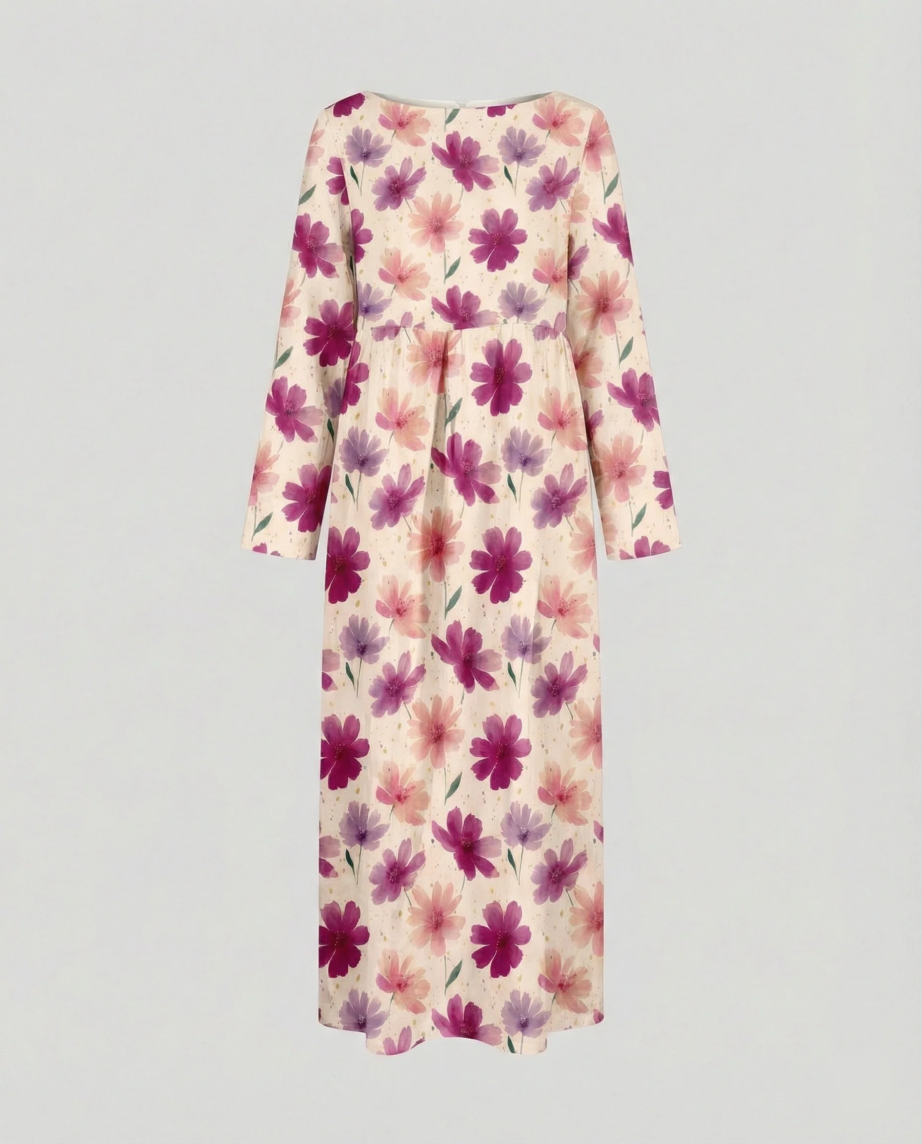 Damen Maxikleid floral mit Taschen - Image 19