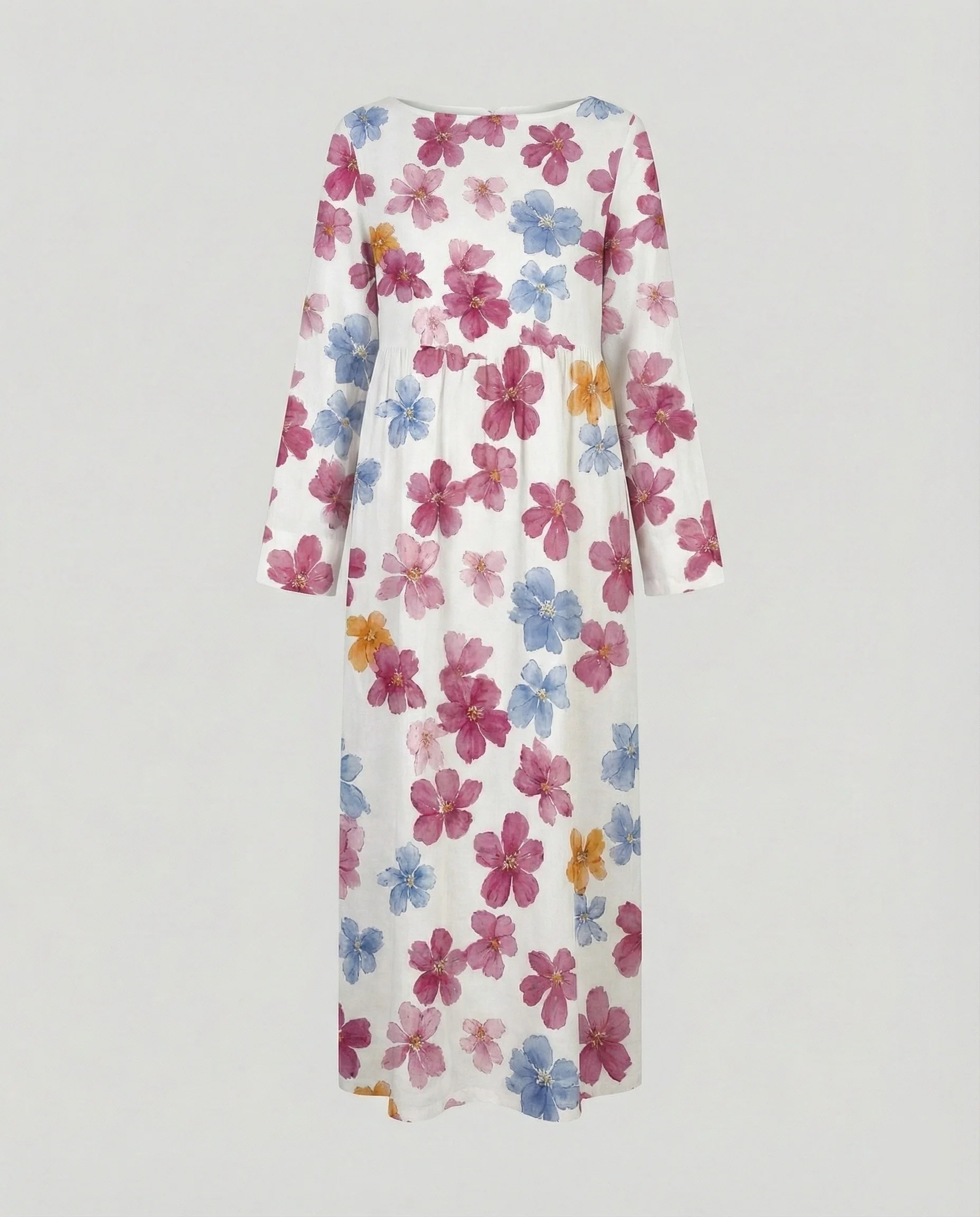 Damen Maxikleid floral mit Taschen - Image 22