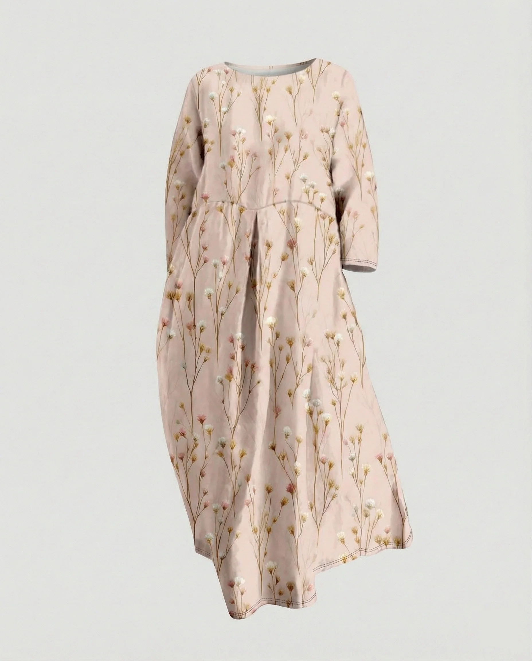 Damen Maxikleid floral mit Taschen - Image 30