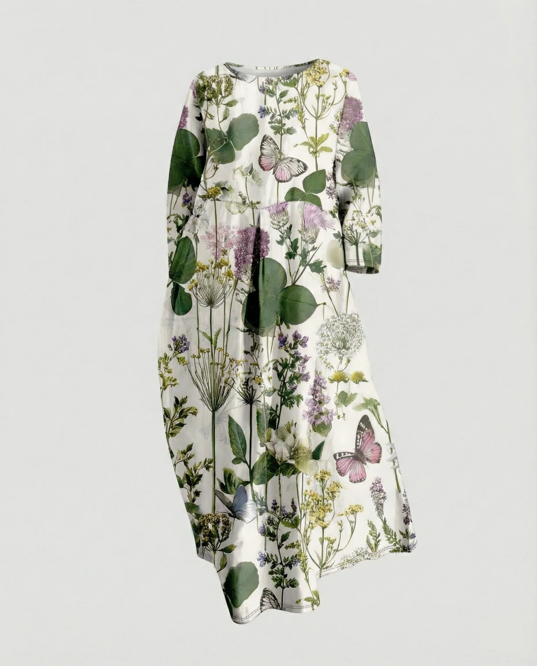 Damen Maxikleid floral mit Taschen - Image 31