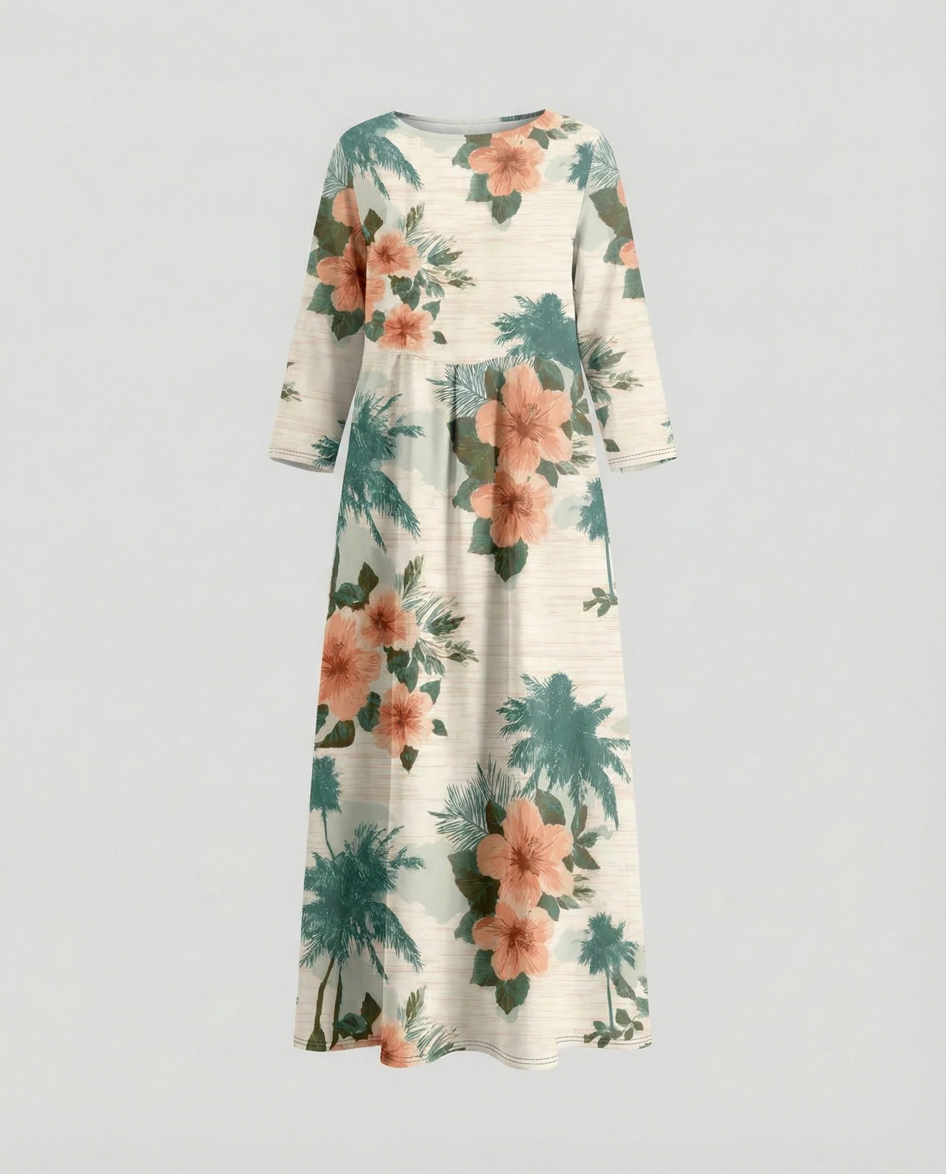 Damen Maxikleid floral mit Taschen - Image 7