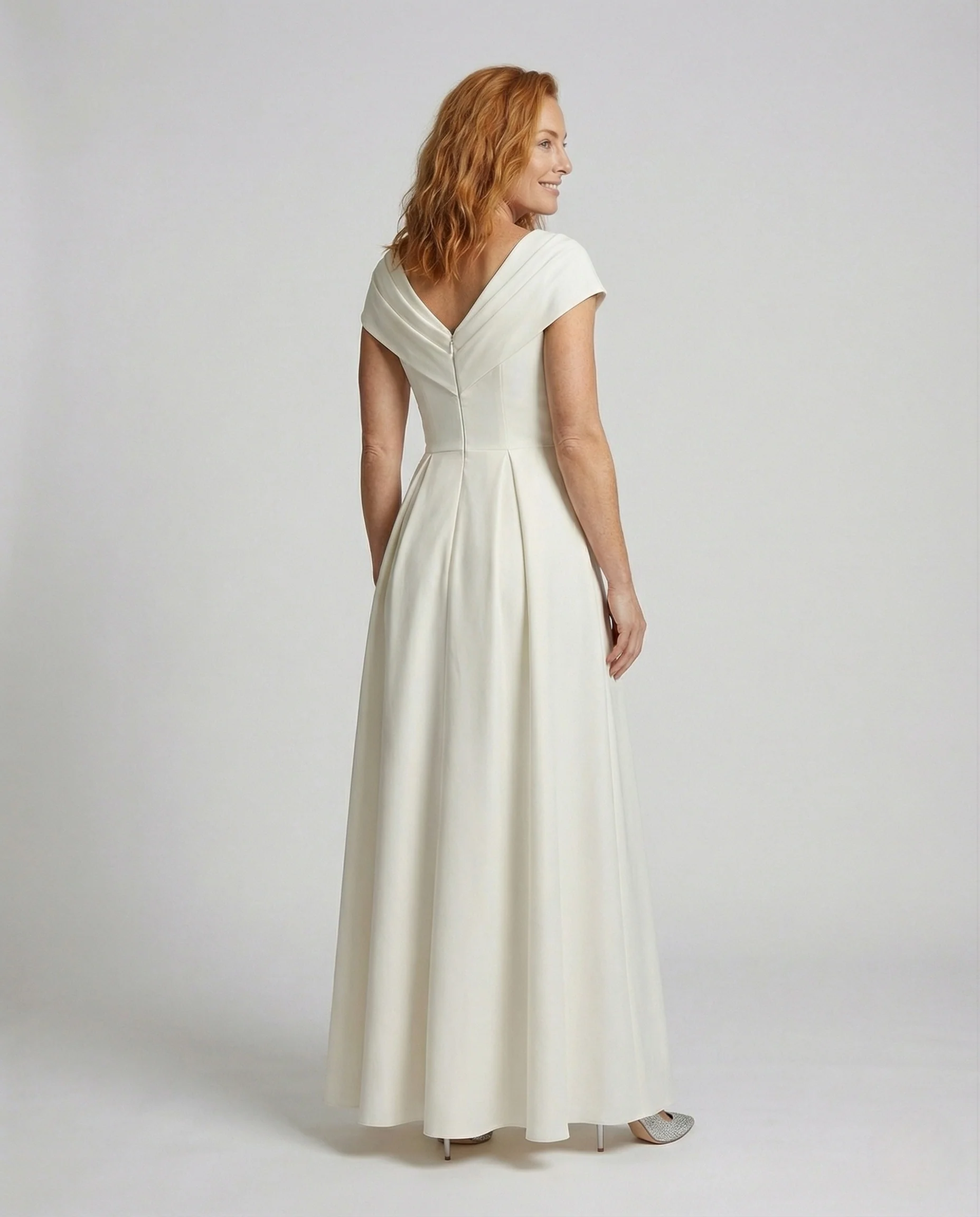 Damen Gala Robe in A-Linie - Image 2